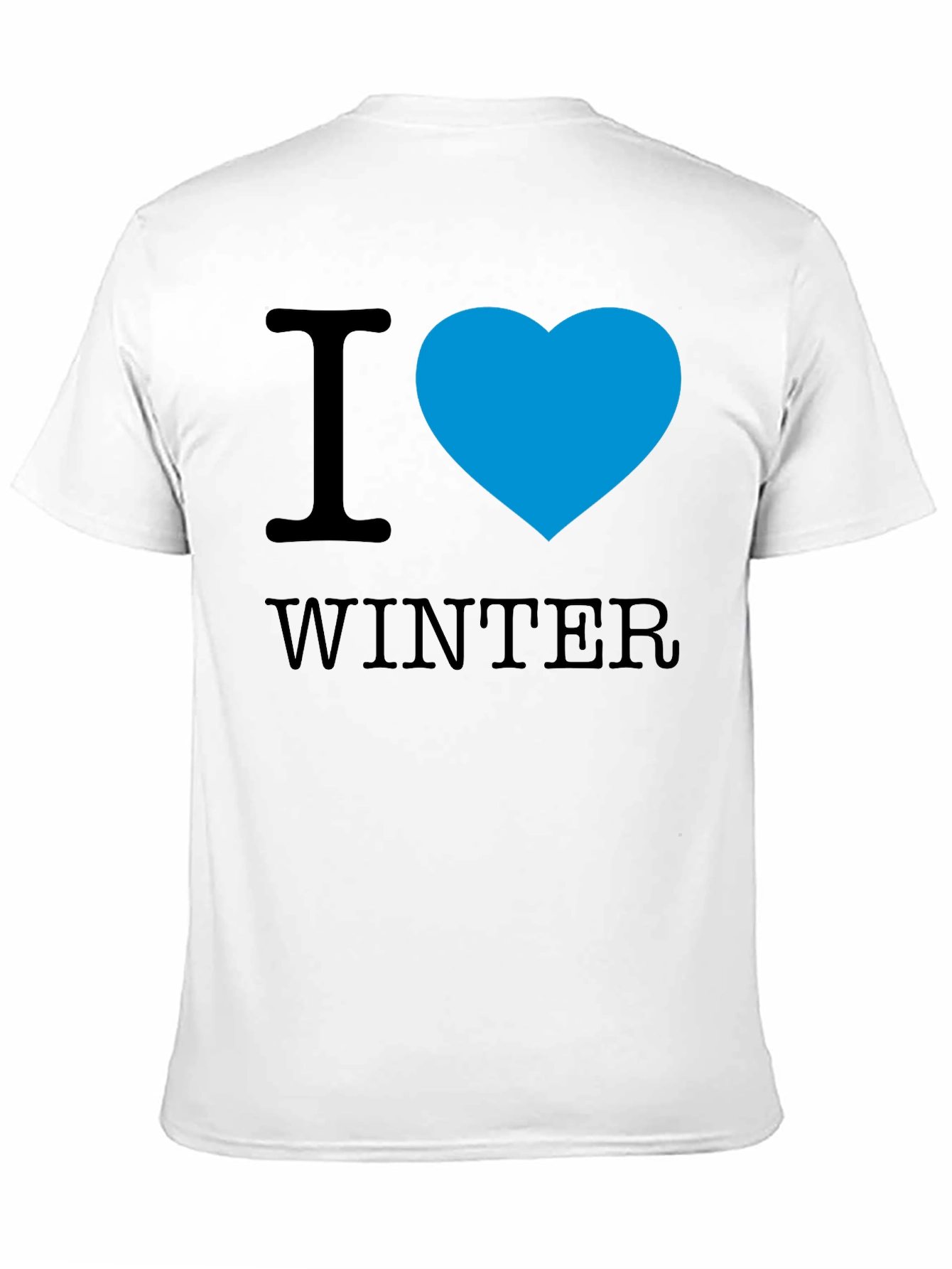 I Heart Winter Black Tee