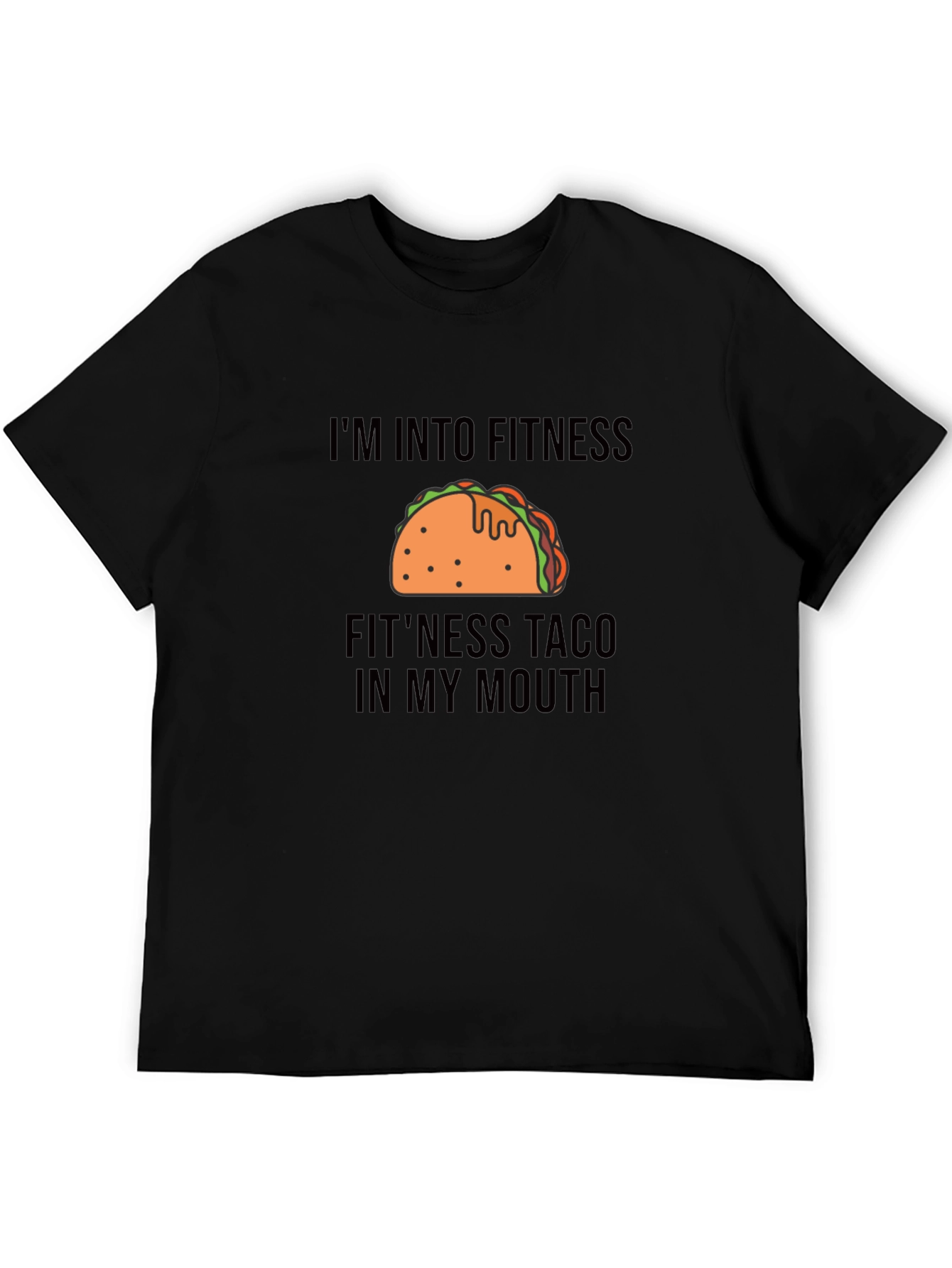 Fitness Taco Graphic Tee - Funny Workout Shirt