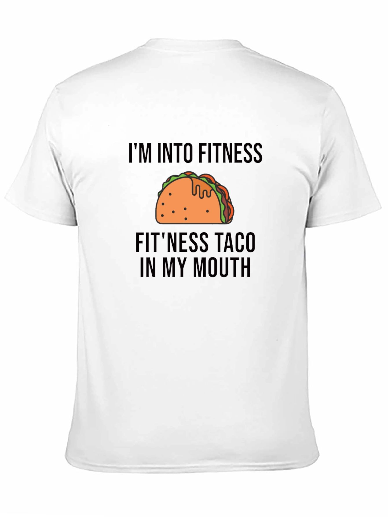 Fitness Taco Graphic Tee - Funny Workout Shirt