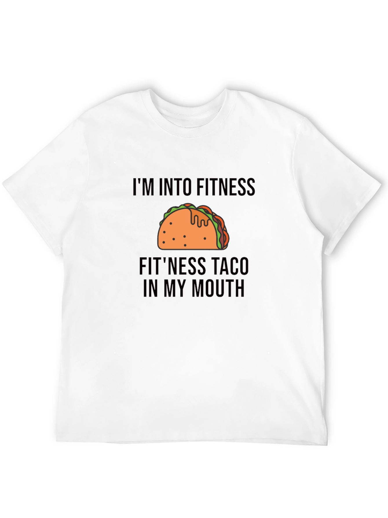 Fitness Taco Graphic Tee - Funny Workout Shirt
