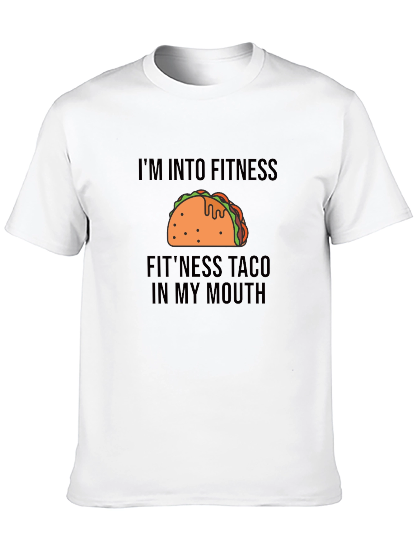 Fitness Taco Graphic Tee - Funny Workout Shirt