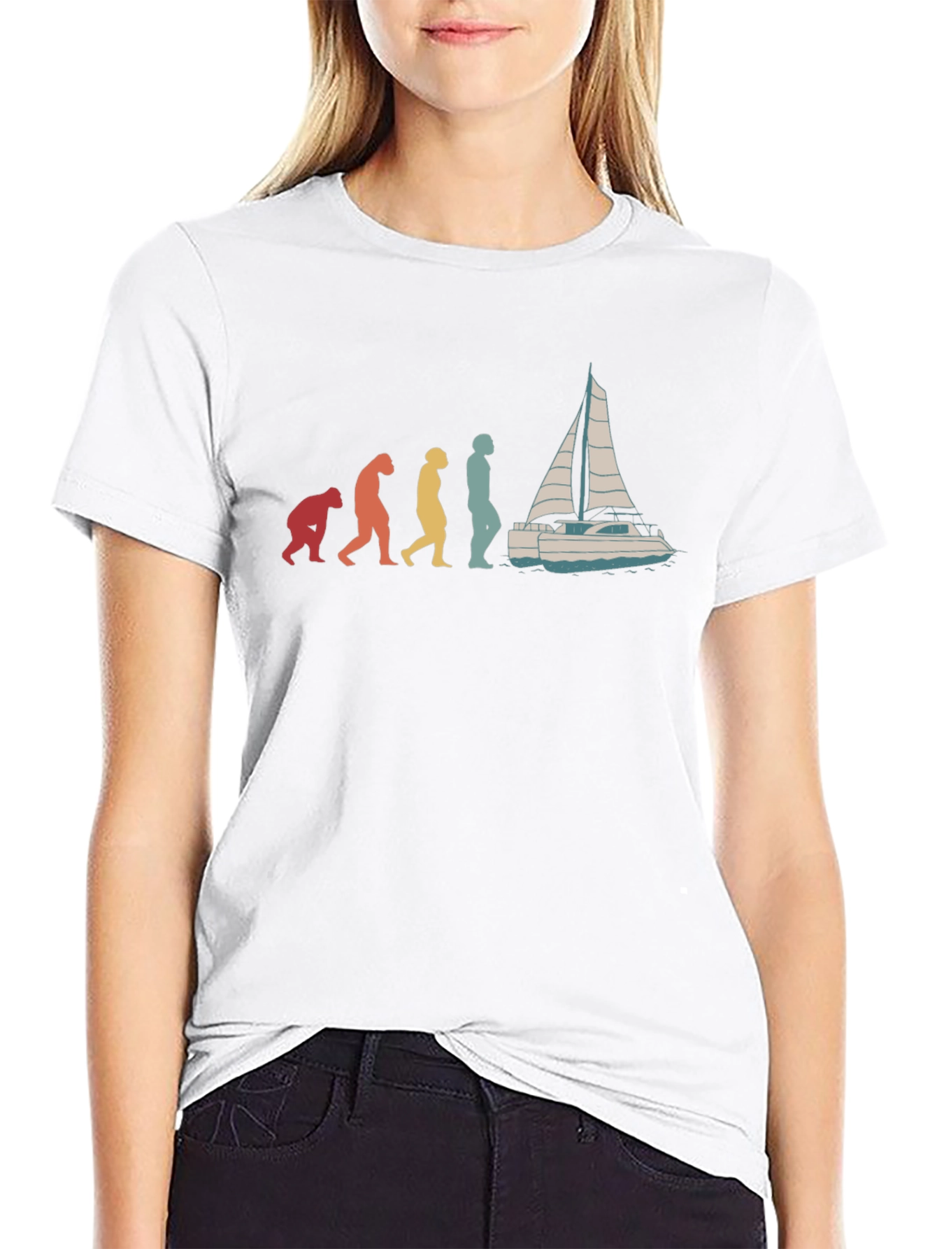 Evolution of Sailing T-Shirt