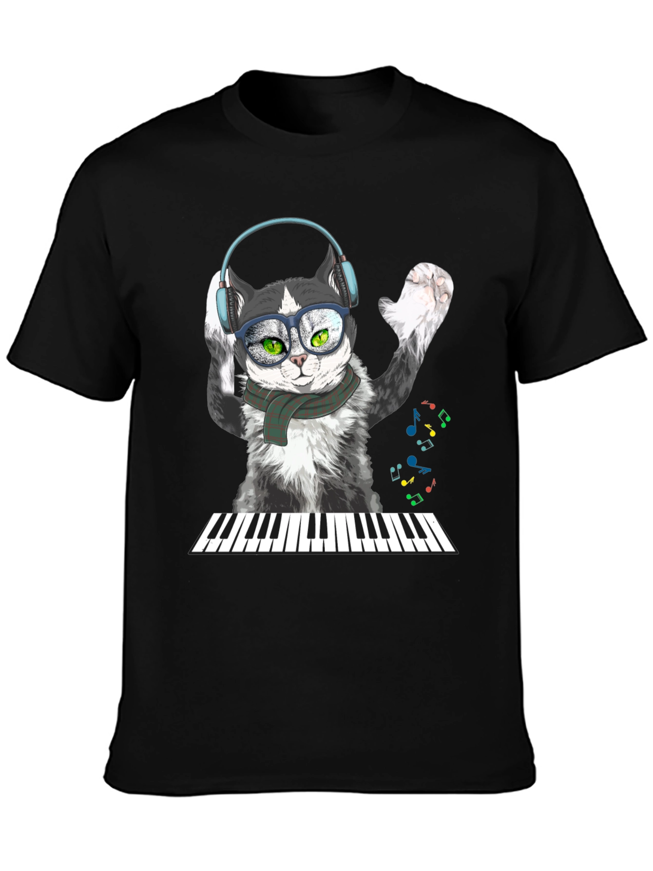 Cool Cat Musician T-Shirt