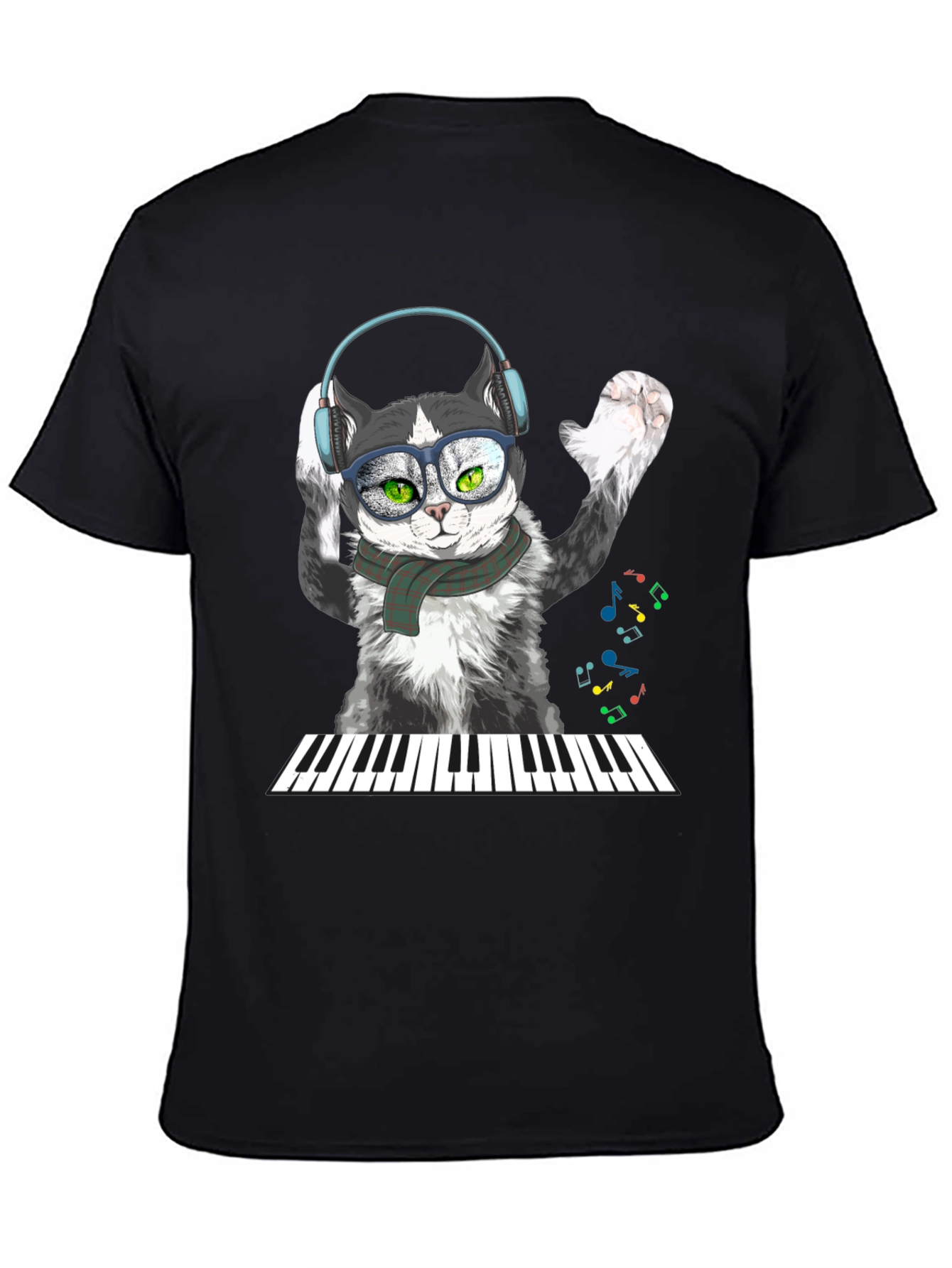 Cool Cat Musician T-Shirt
