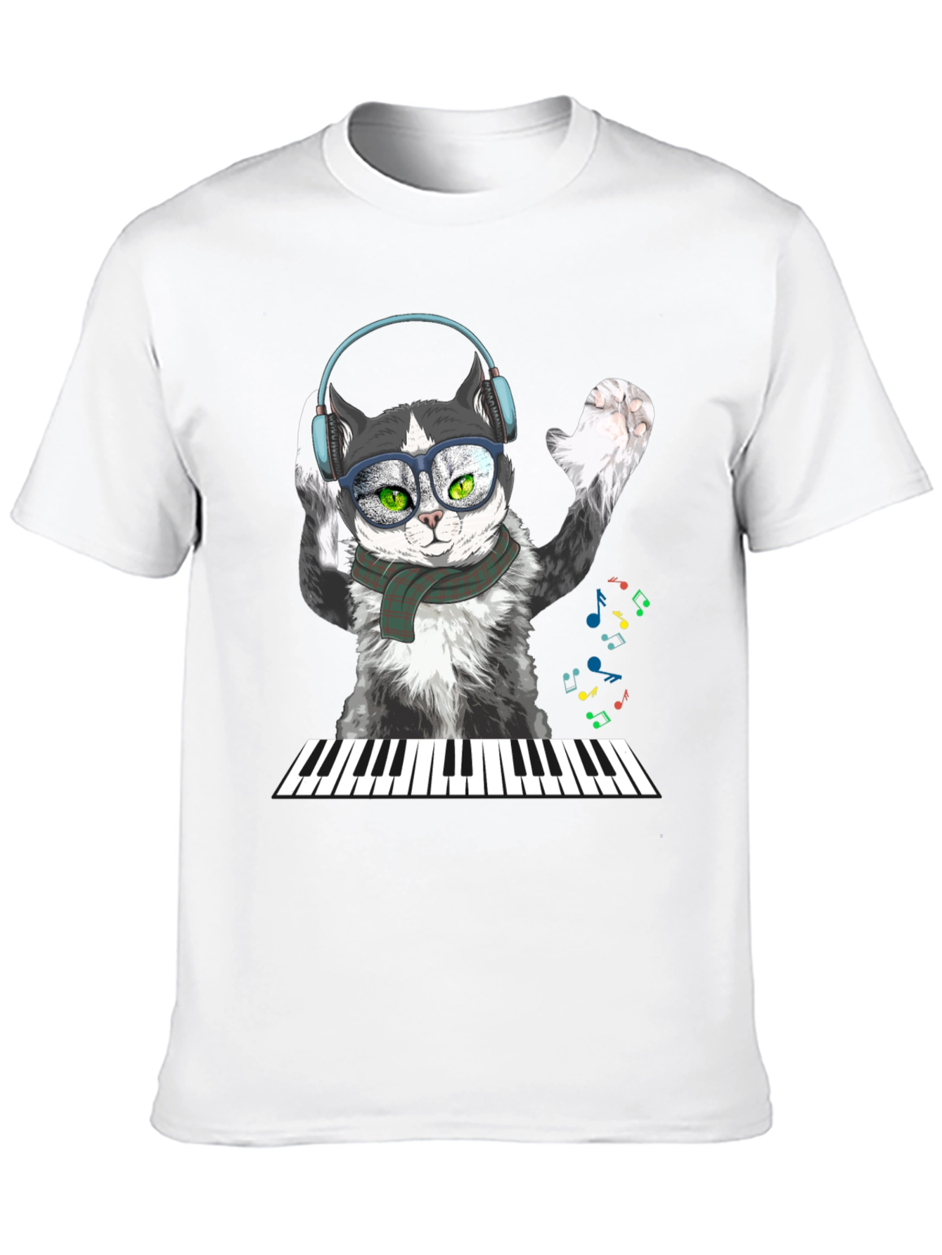Cool Cat Musician T-Shirt