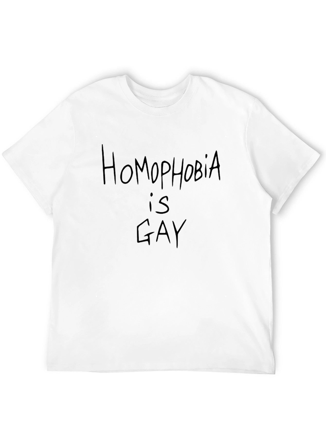 Homophobia is Gay Graphic Tee - Black Unisex T-Shirt