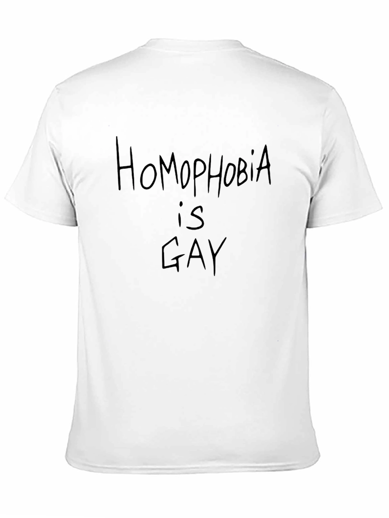 Homophobia is Gay Graphic Tee - Black Unisex T-Shirt