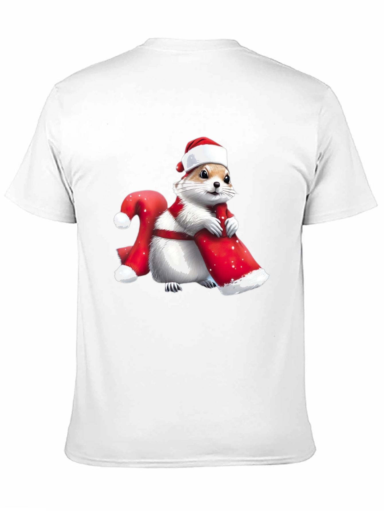 Festive Squirrel Graphic Tee