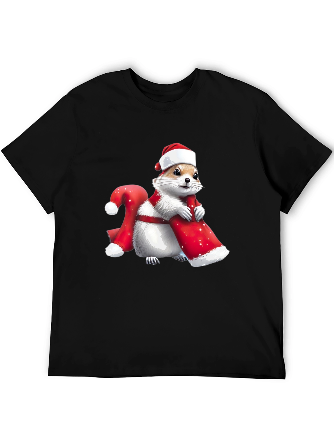 Festive Squirrel Graphic Tee