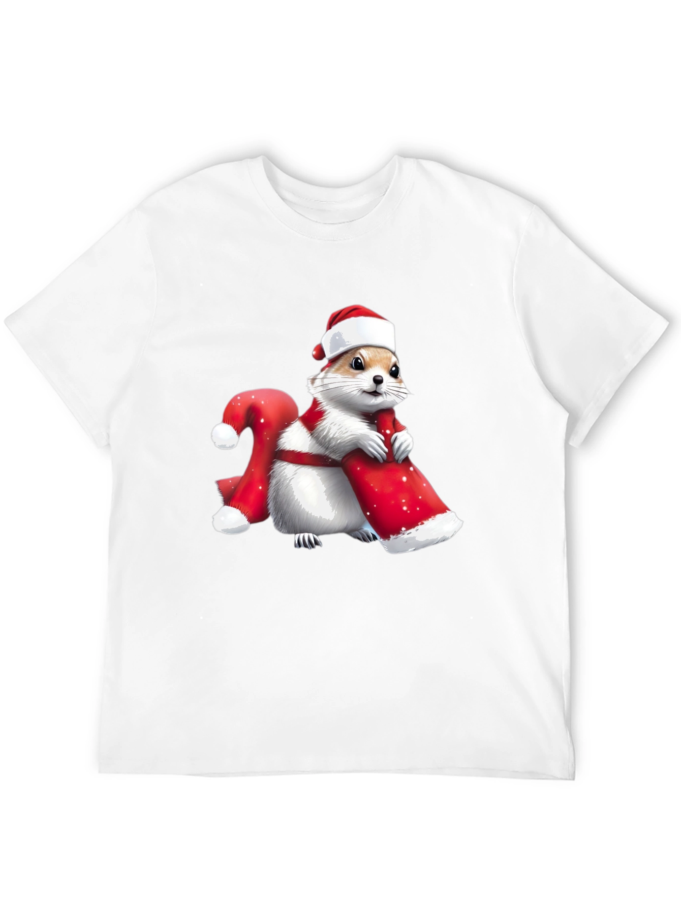 Festive Squirrel Graphic Tee