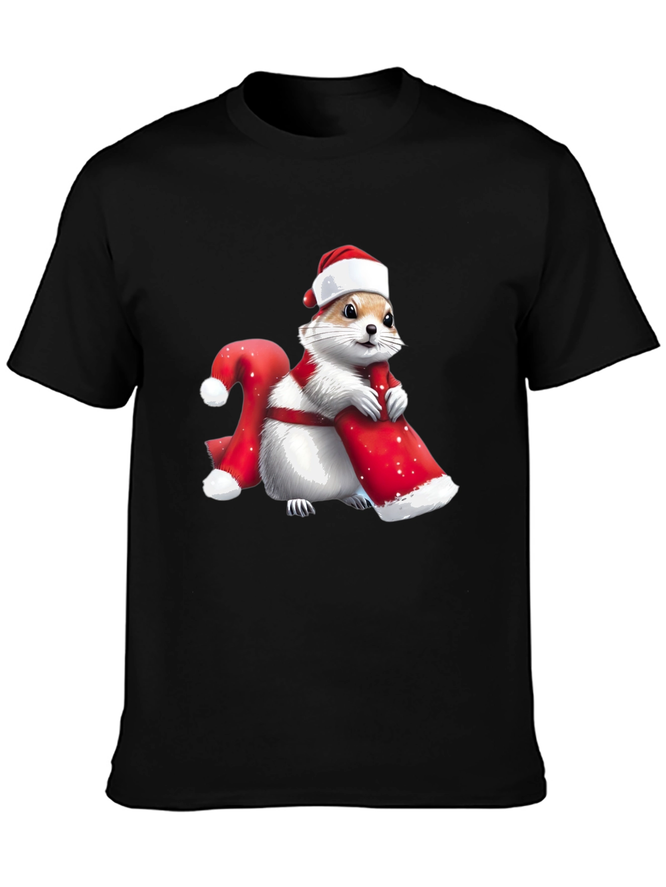 Festive Squirrel Graphic Tee