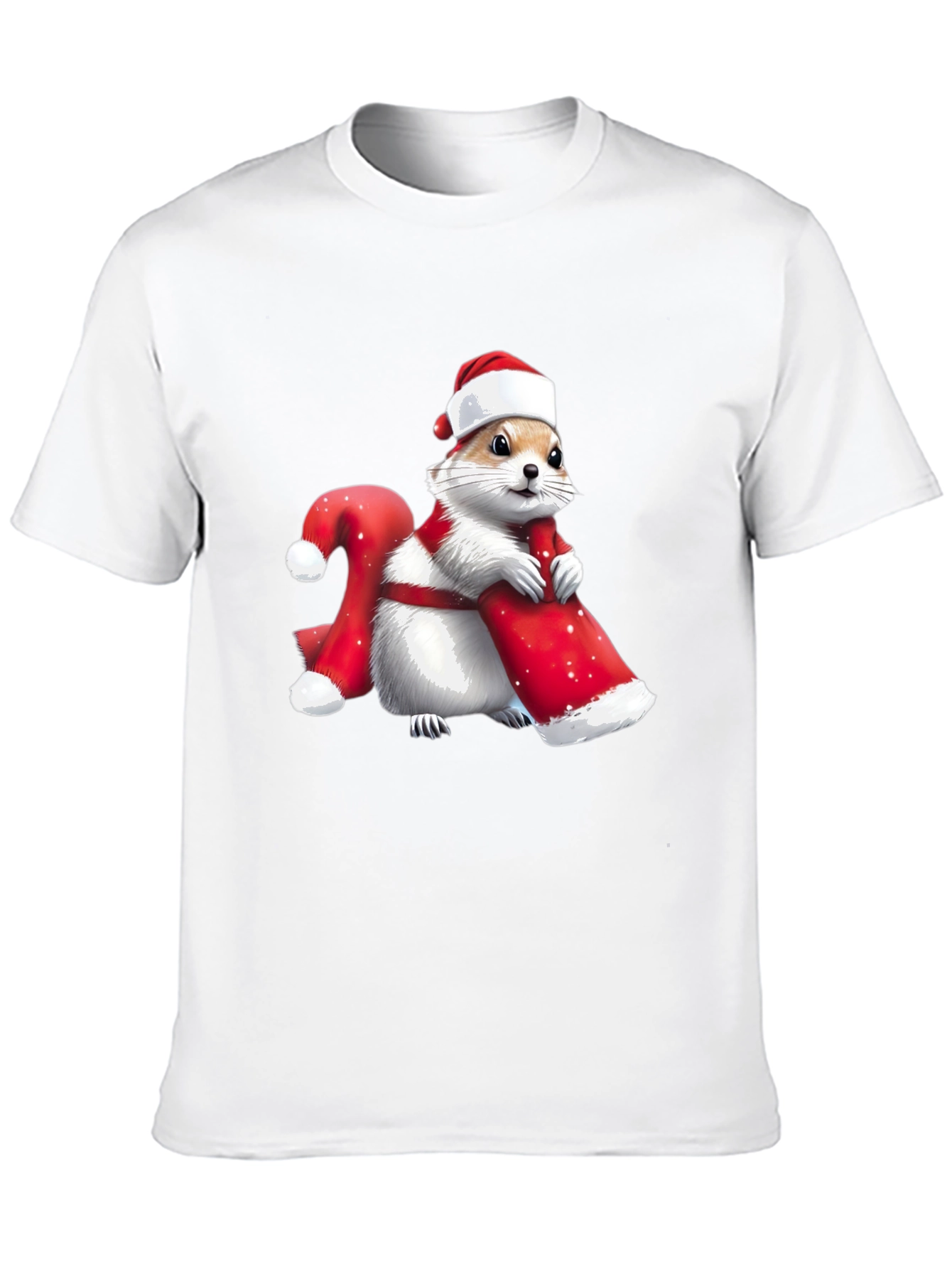 Festive Squirrel Graphic Tee