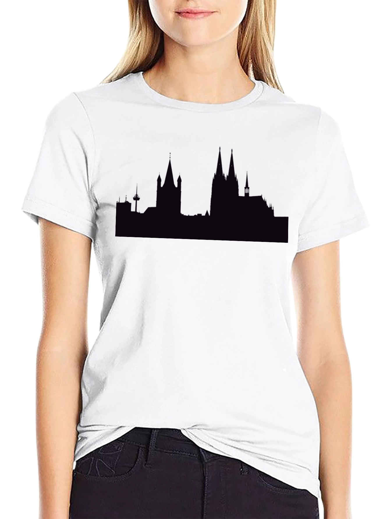 City Silhouette Black T-Shirt