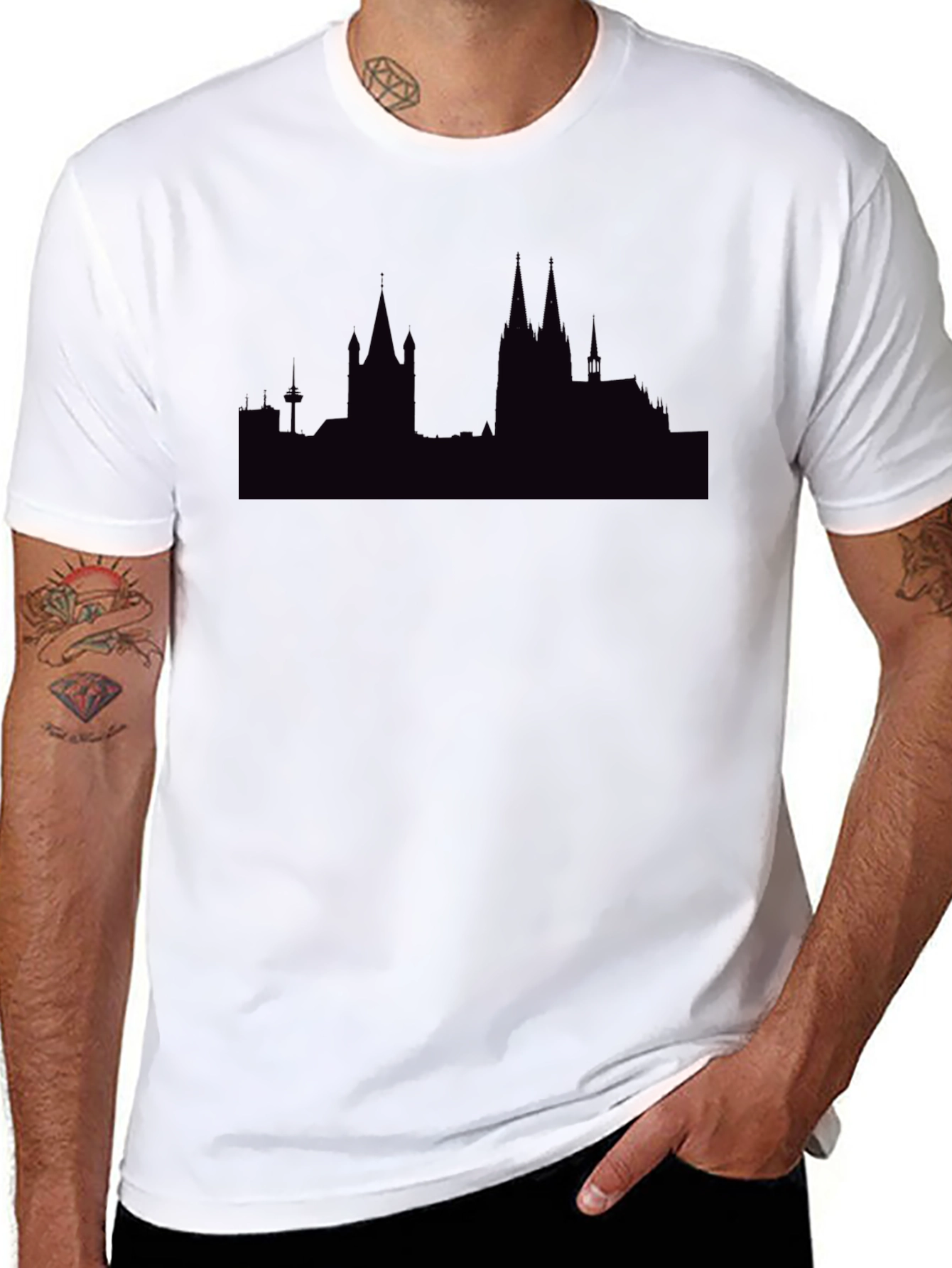 City Silhouette Black T-Shirt