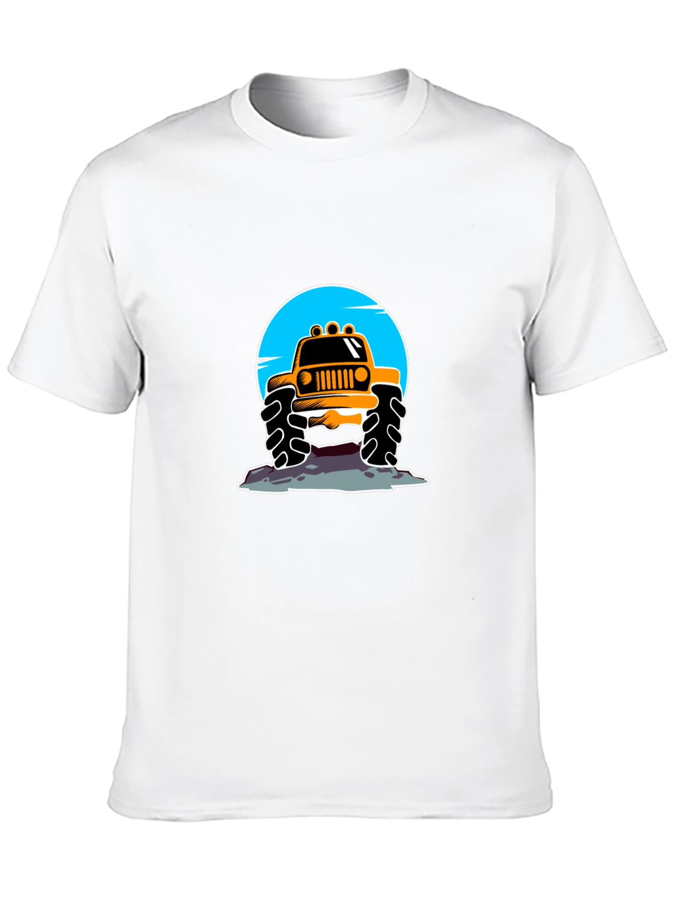 Monster Truck Graphic Tee - Black Casual Shirt