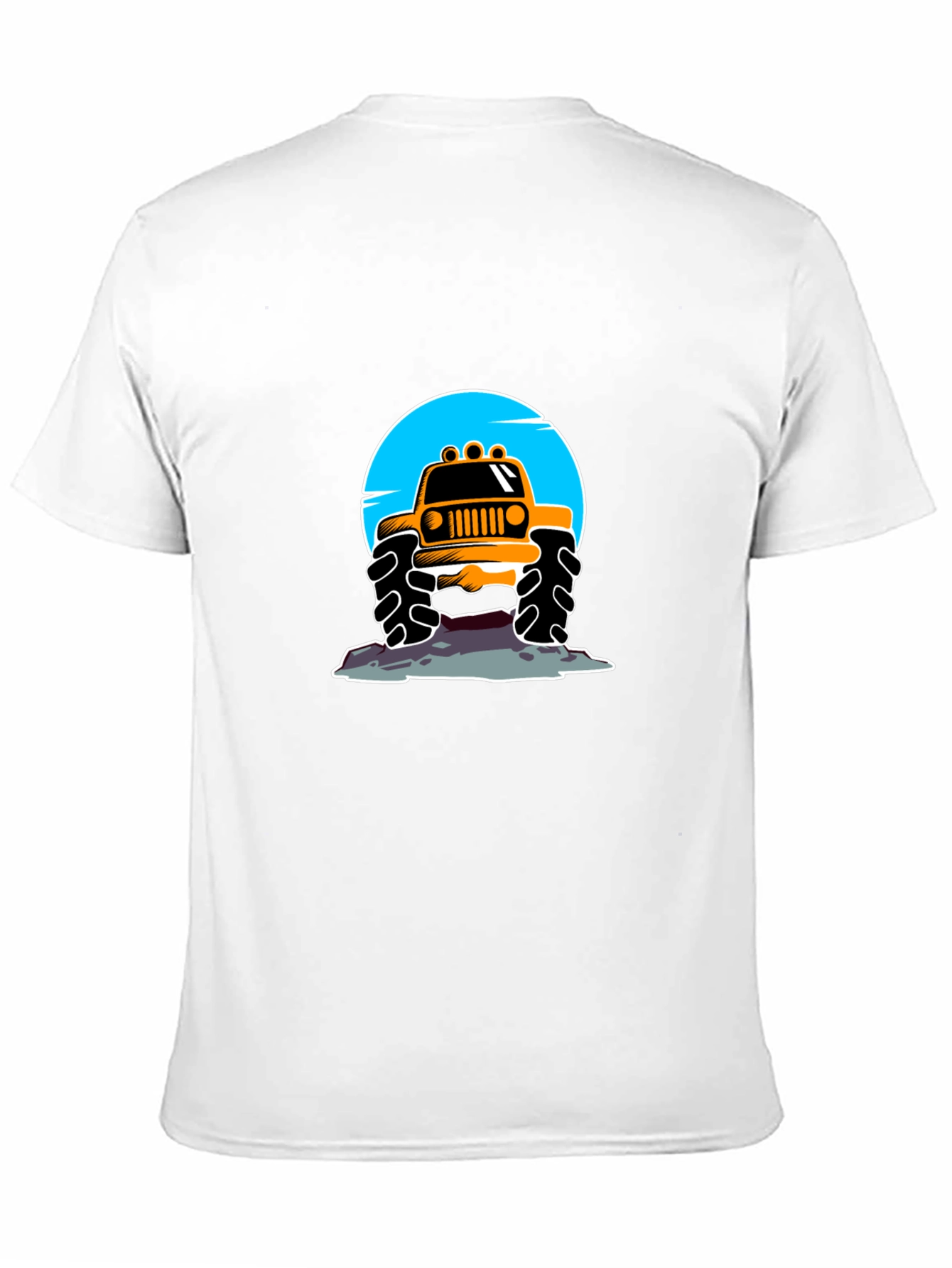 Monster Truck Graphic Tee - Black Casual Shirt