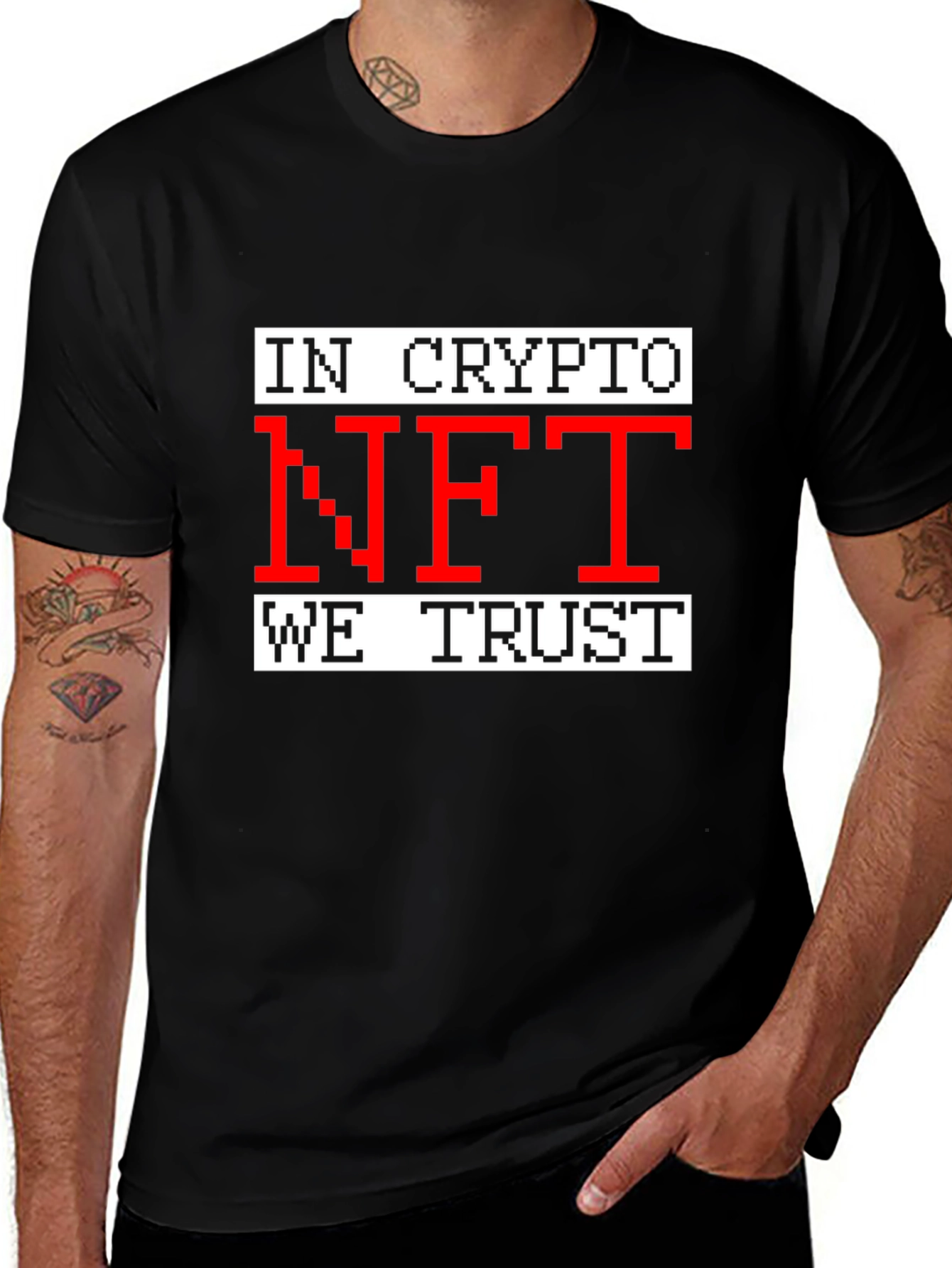 In Crypto NFT We Trust Graphic T-Shirt