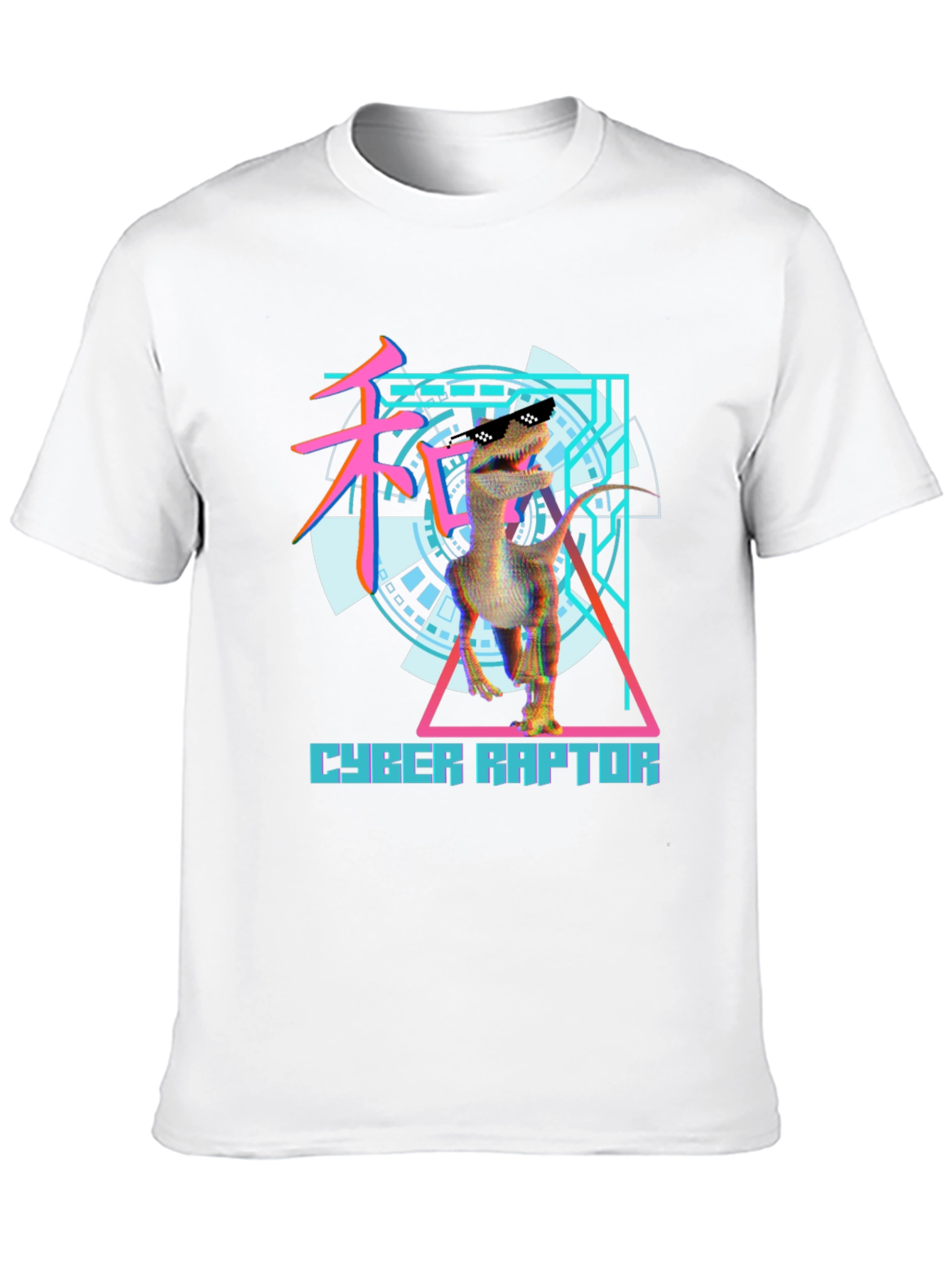Cyber Raptor Graphic T-Shirt