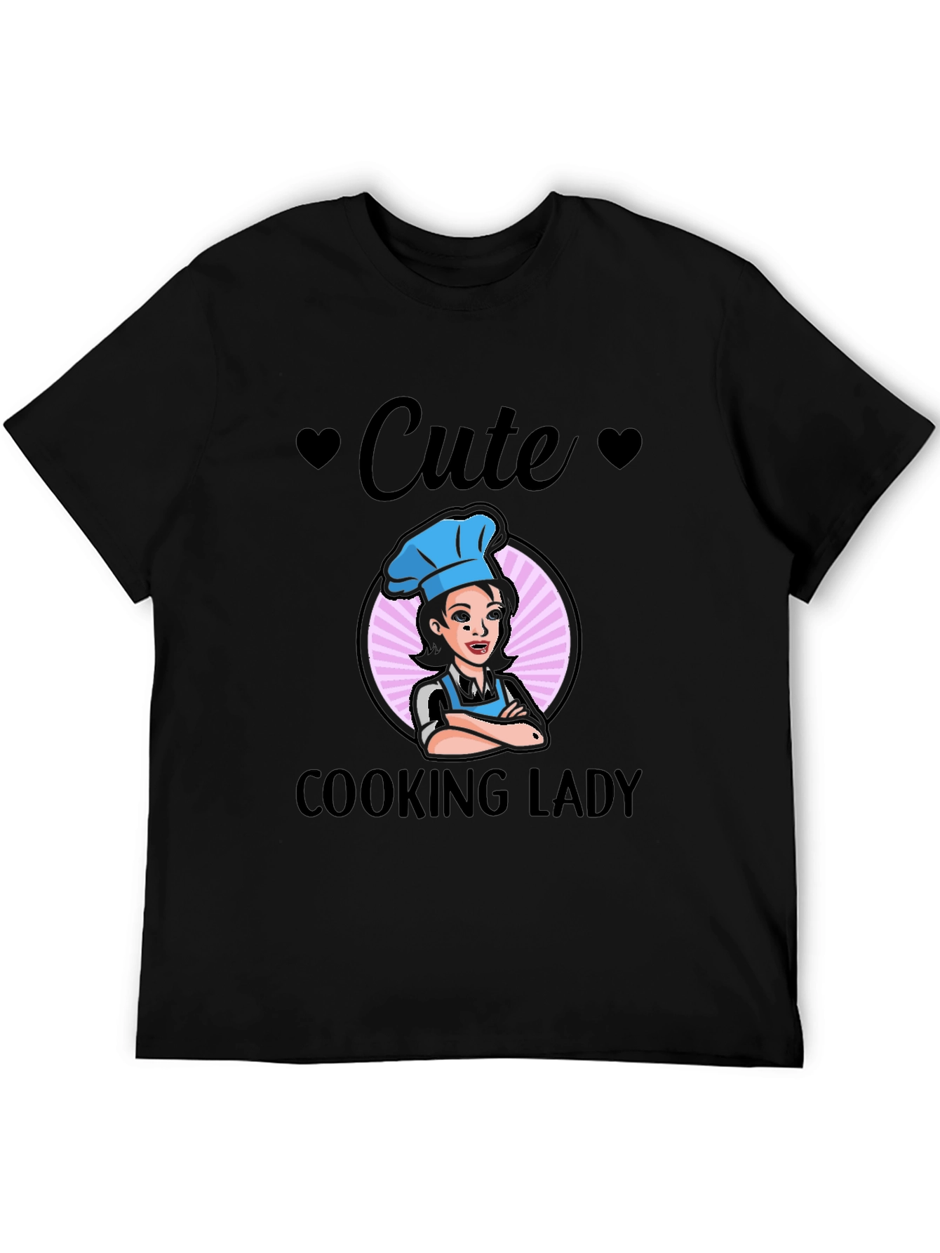 Cute Cooking Lady Graphic T-Shirt