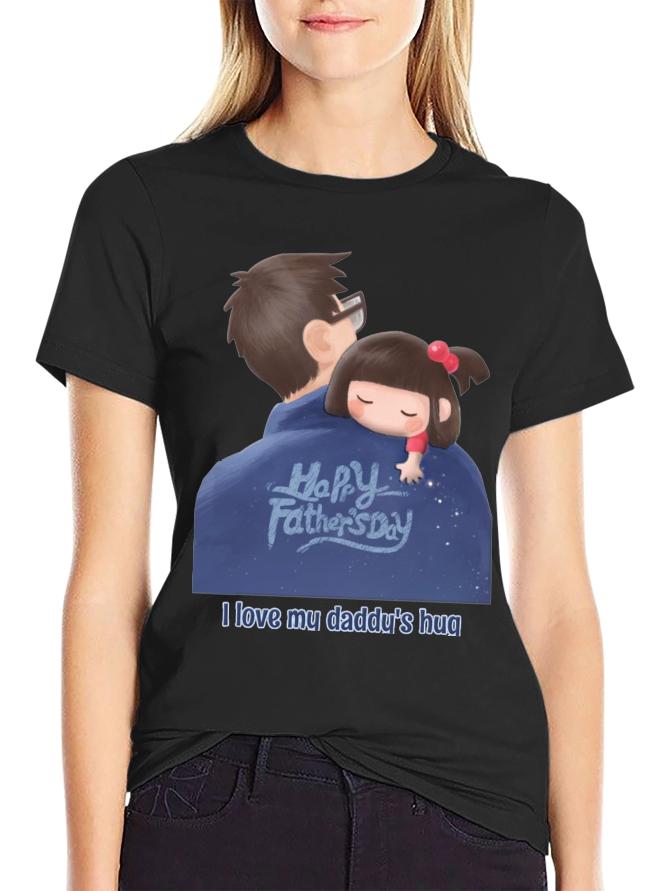 Happy Fathers Day Graphic Tee - Daddys Hug