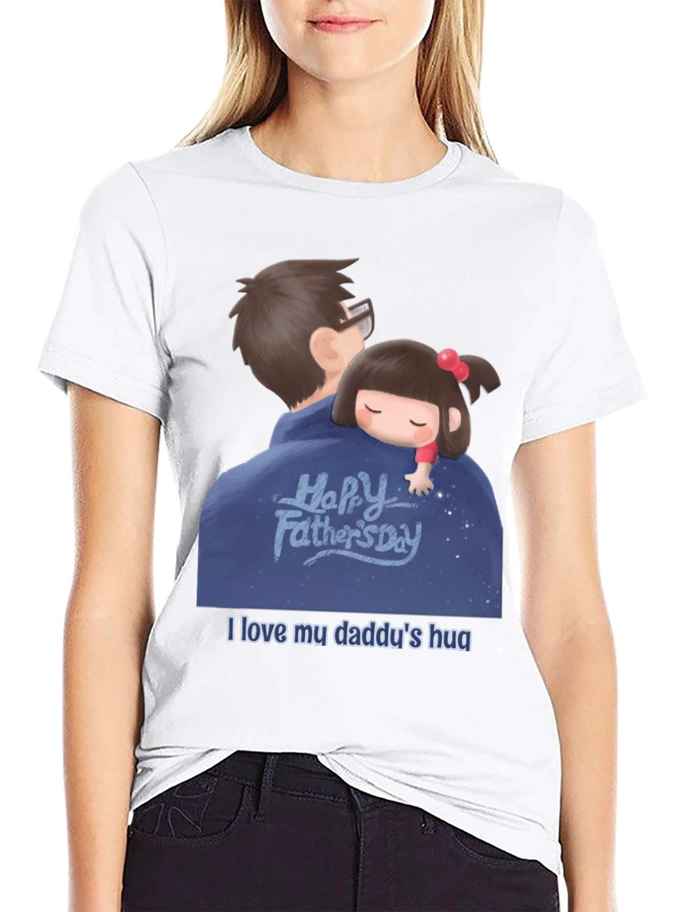Happy Fathers Day Graphic Tee - Daddys Hug