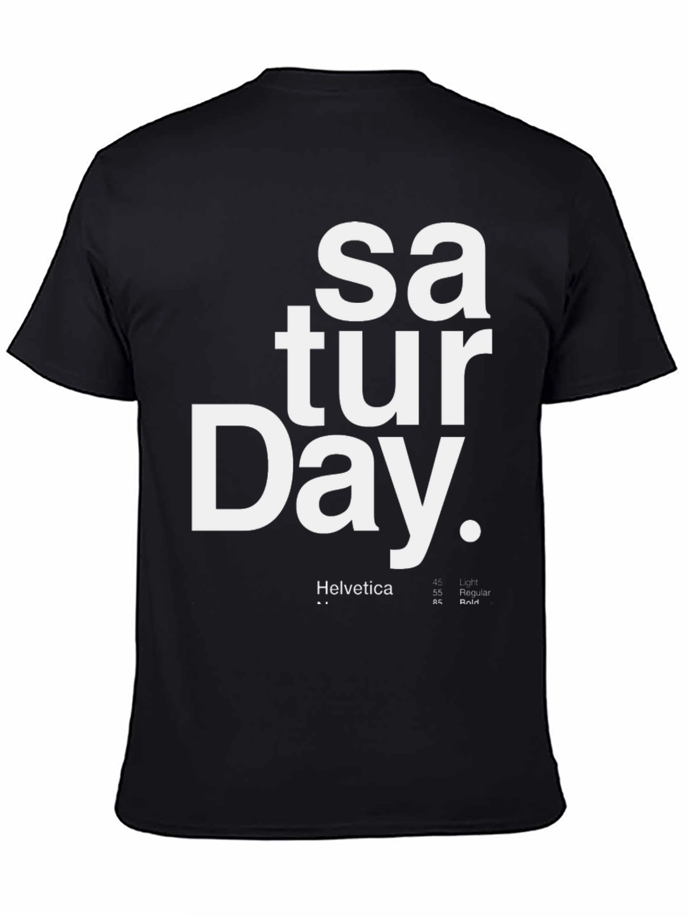 Saturday Graphic Tee - Black Unisex T-Shirt
