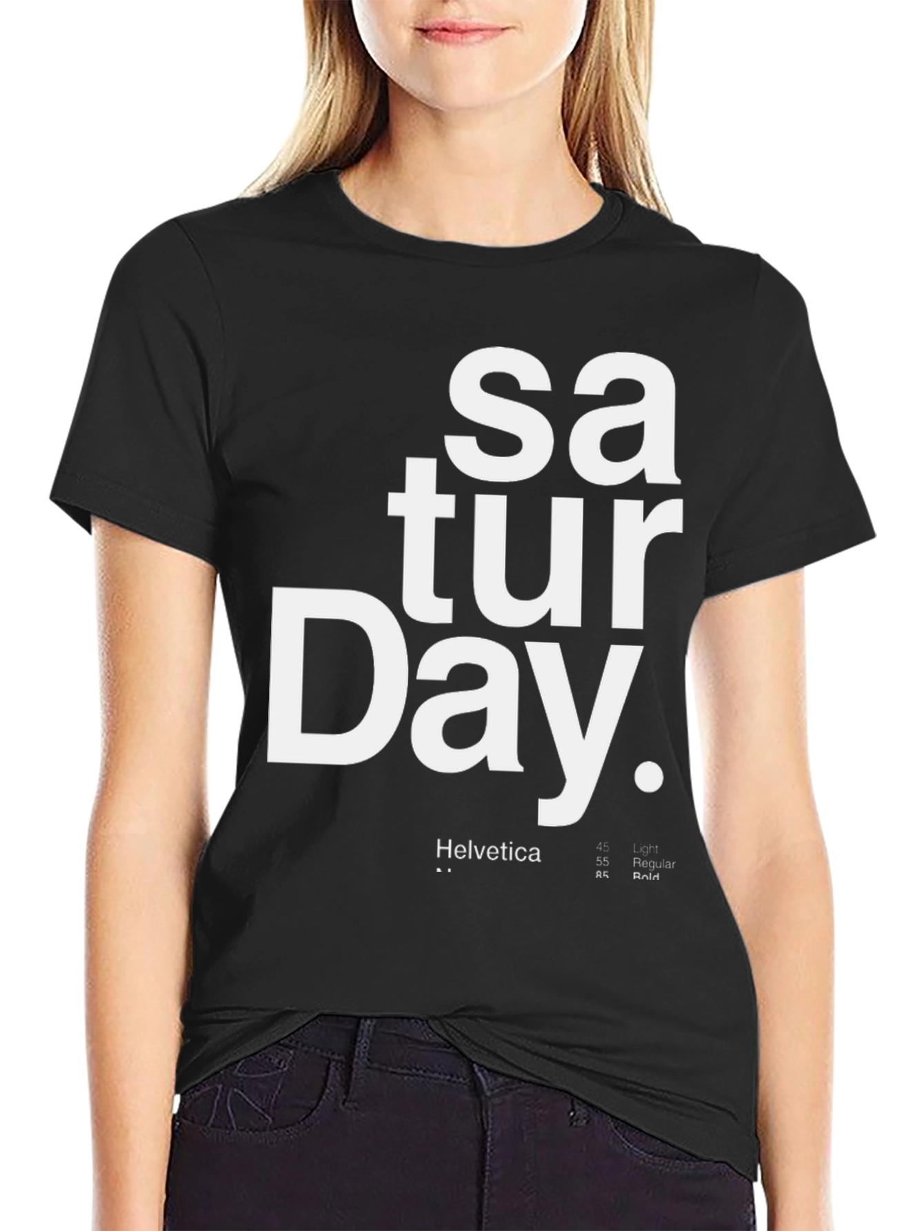 Saturday Graphic Tee - Black Unisex T-Shirt