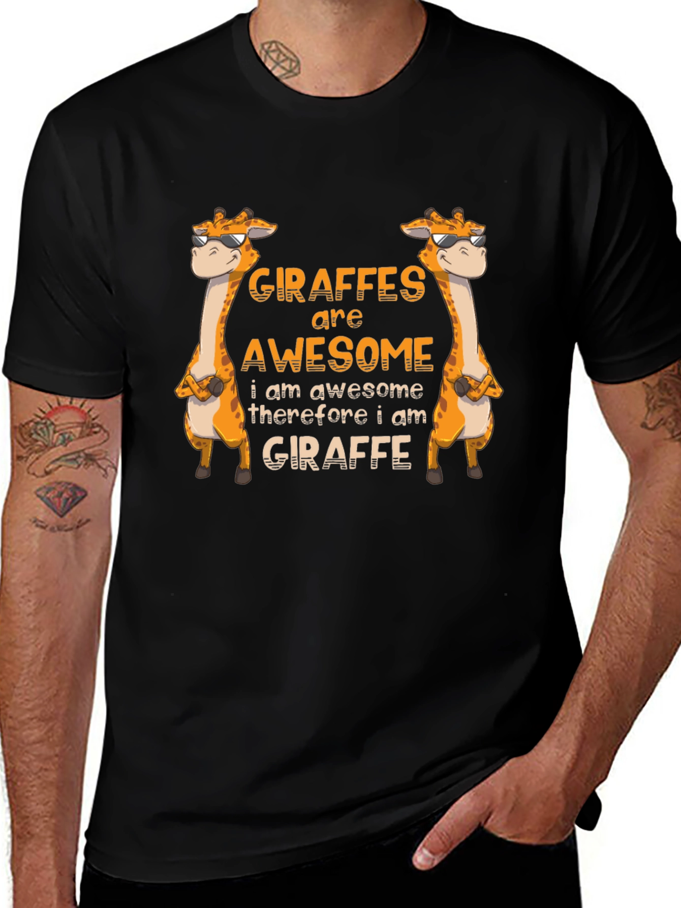 Giraffe Awesome Statement T-Shirt
