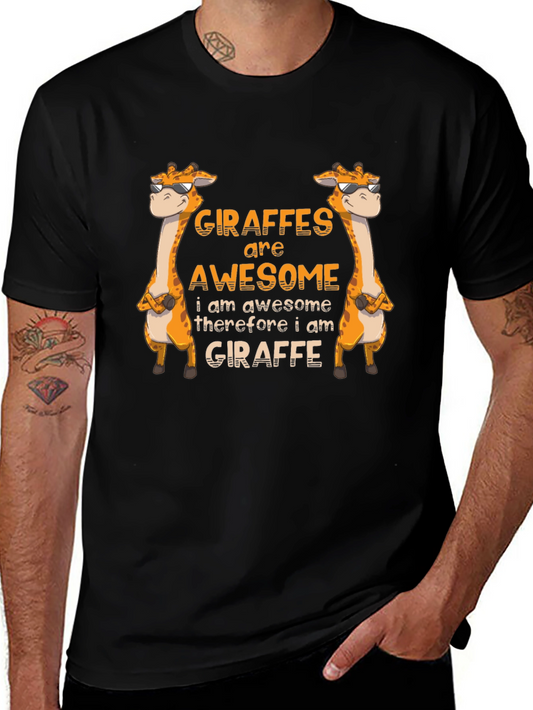 Giraffe Awesome Statement T-Shirt