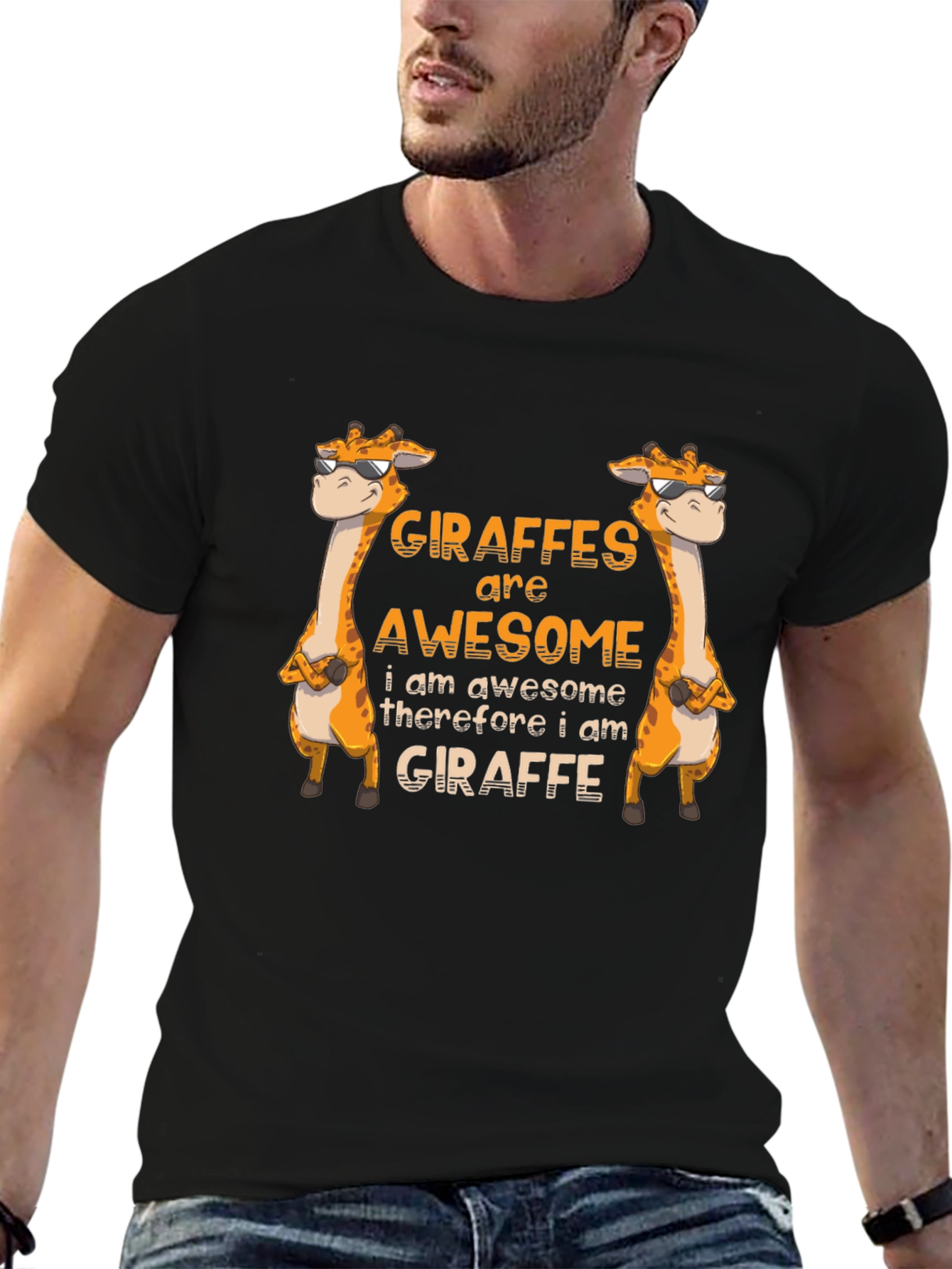 Giraffe Awesome Statement T-Shirt