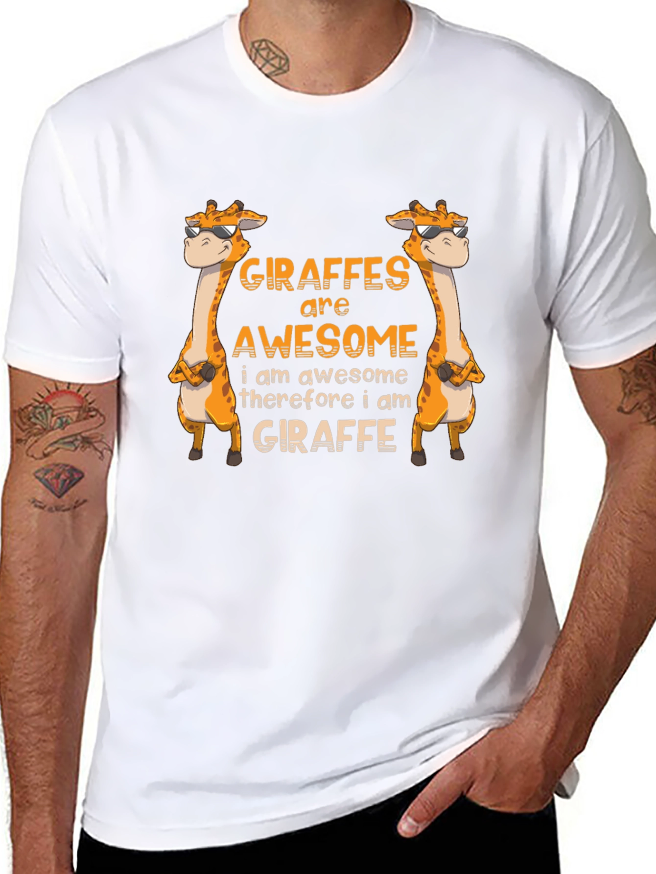 Giraffe Awesome Statement T-Shirt