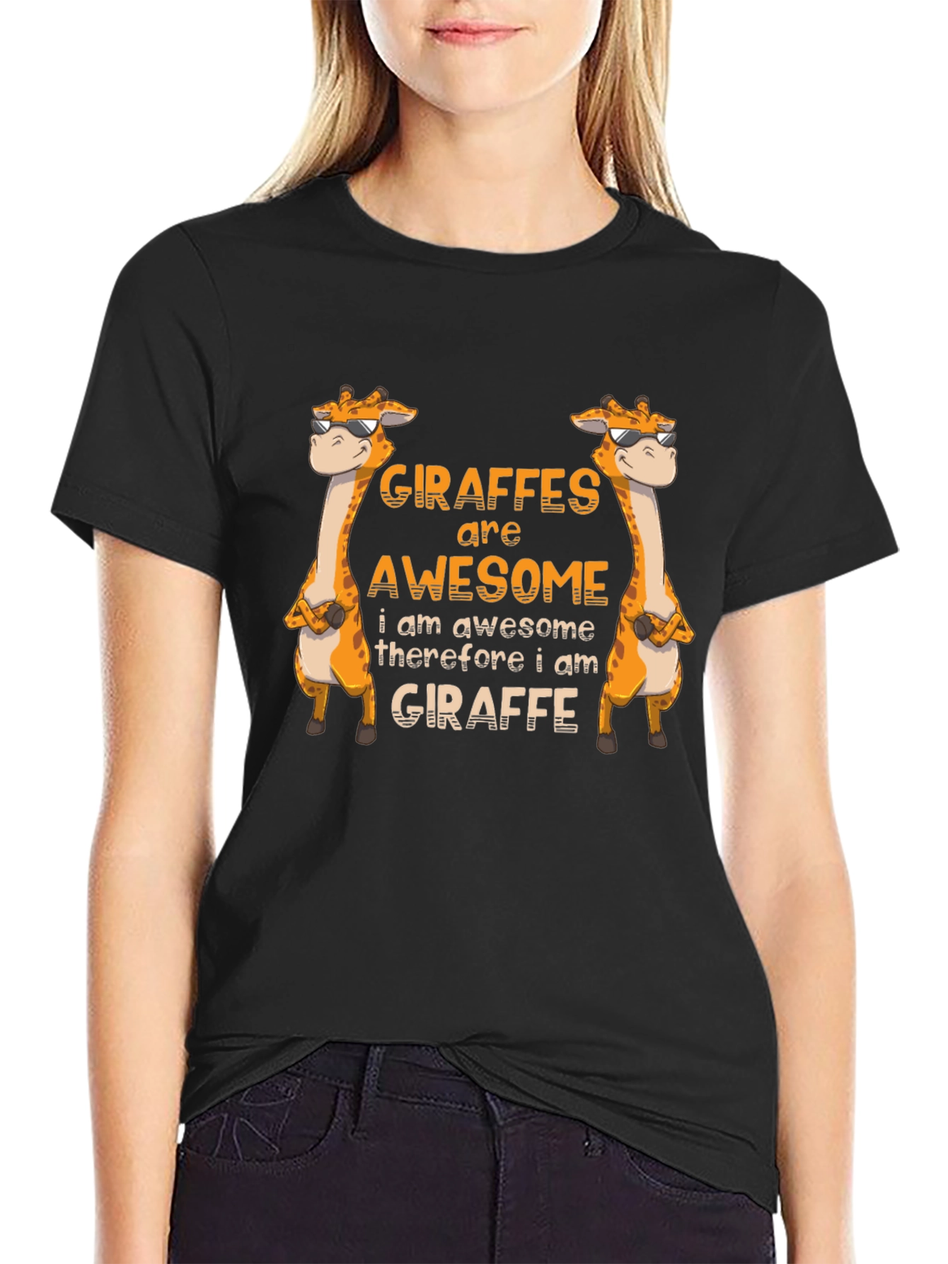 Giraffe Awesome Statement T-Shirt