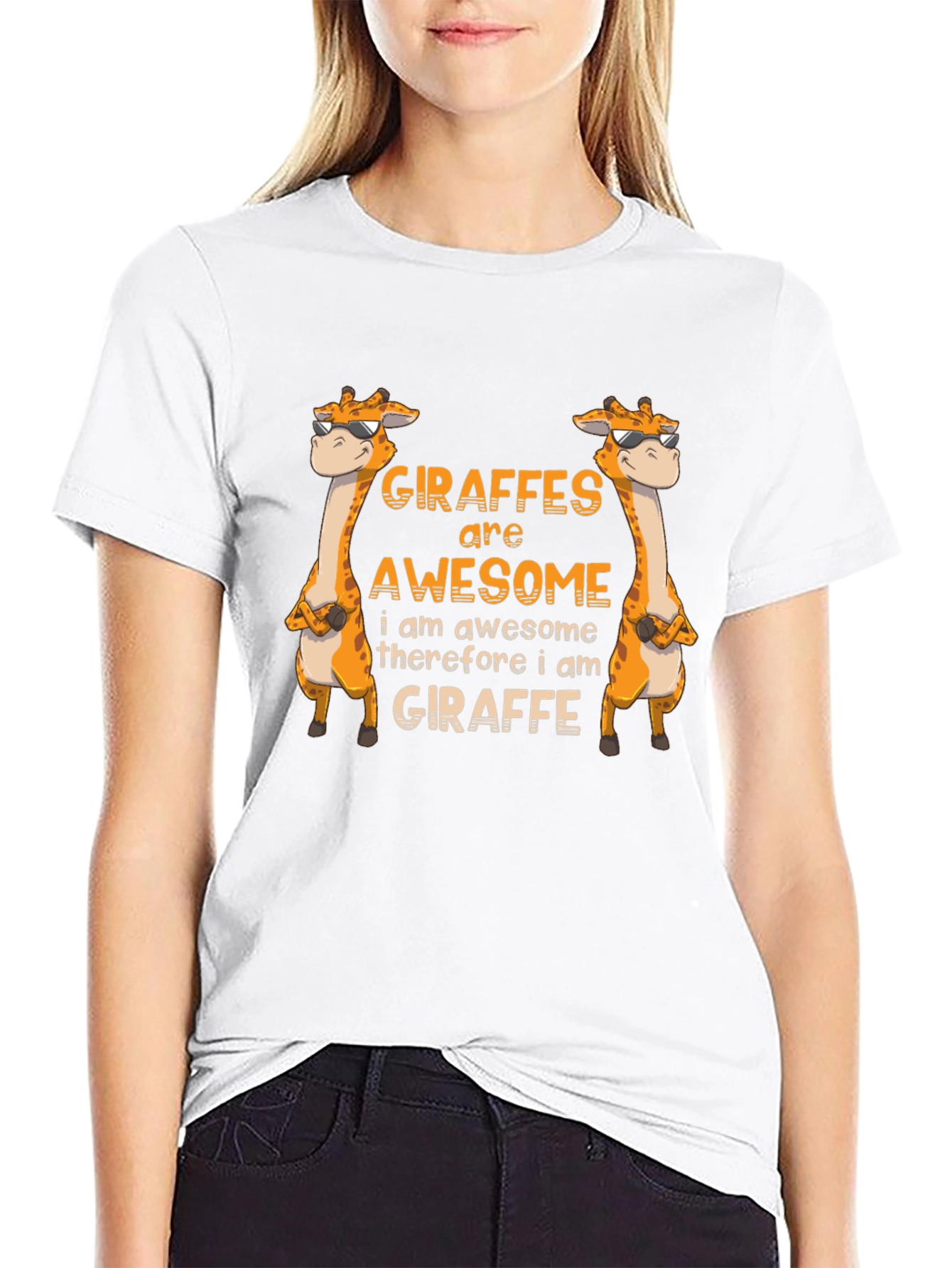 Giraffe Awesome Statement T-Shirt