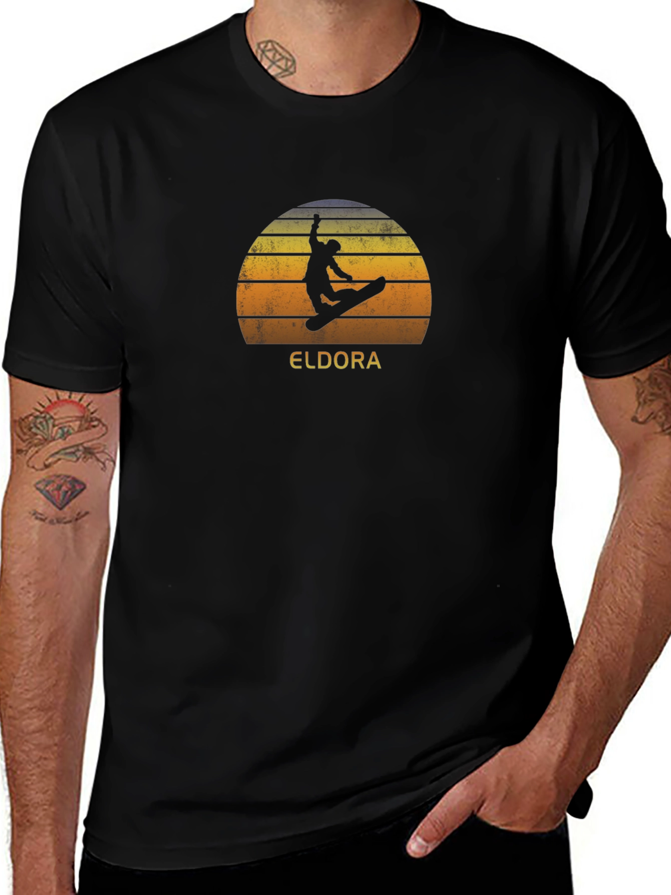 Eldora Retro Snowboarder T-Shirt