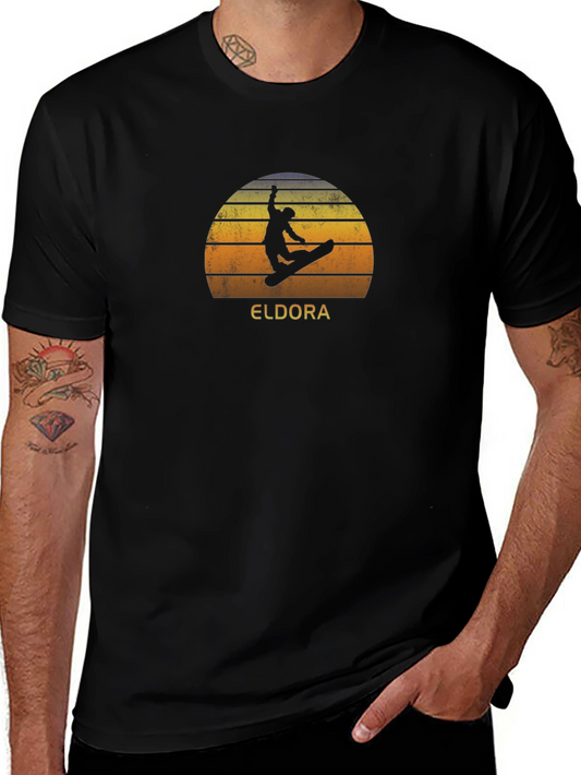 Eldora Retro Snowboarder T-Shirt