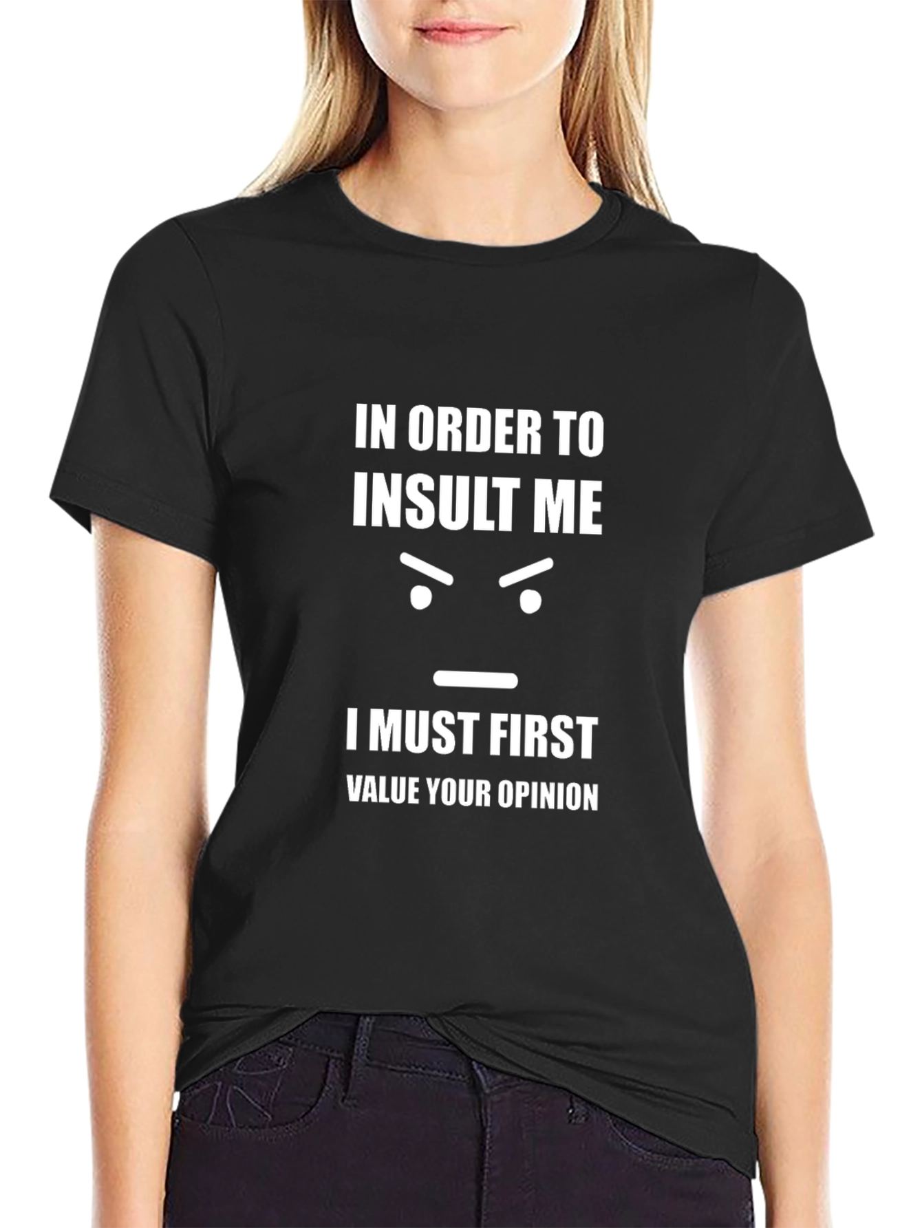 Funny Sarcastic T-Shirt: Insult Me