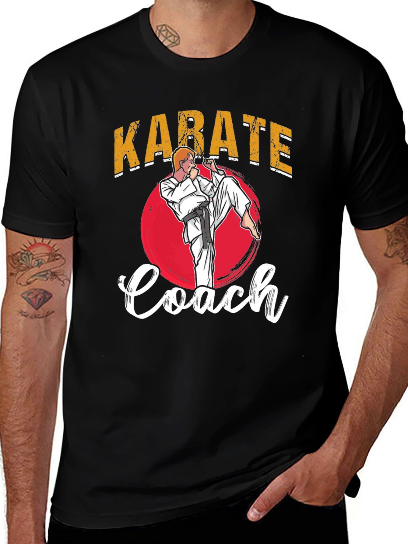 Karate Coach T-Shirt - Martial Arts Instructor Tee
