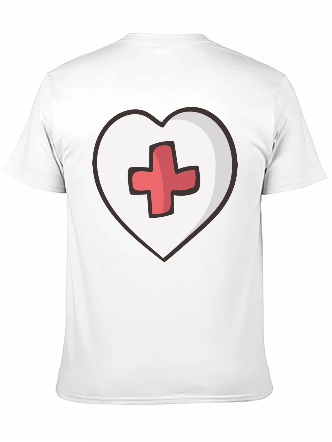 Heart Health T-Shirt - Red Cross Design