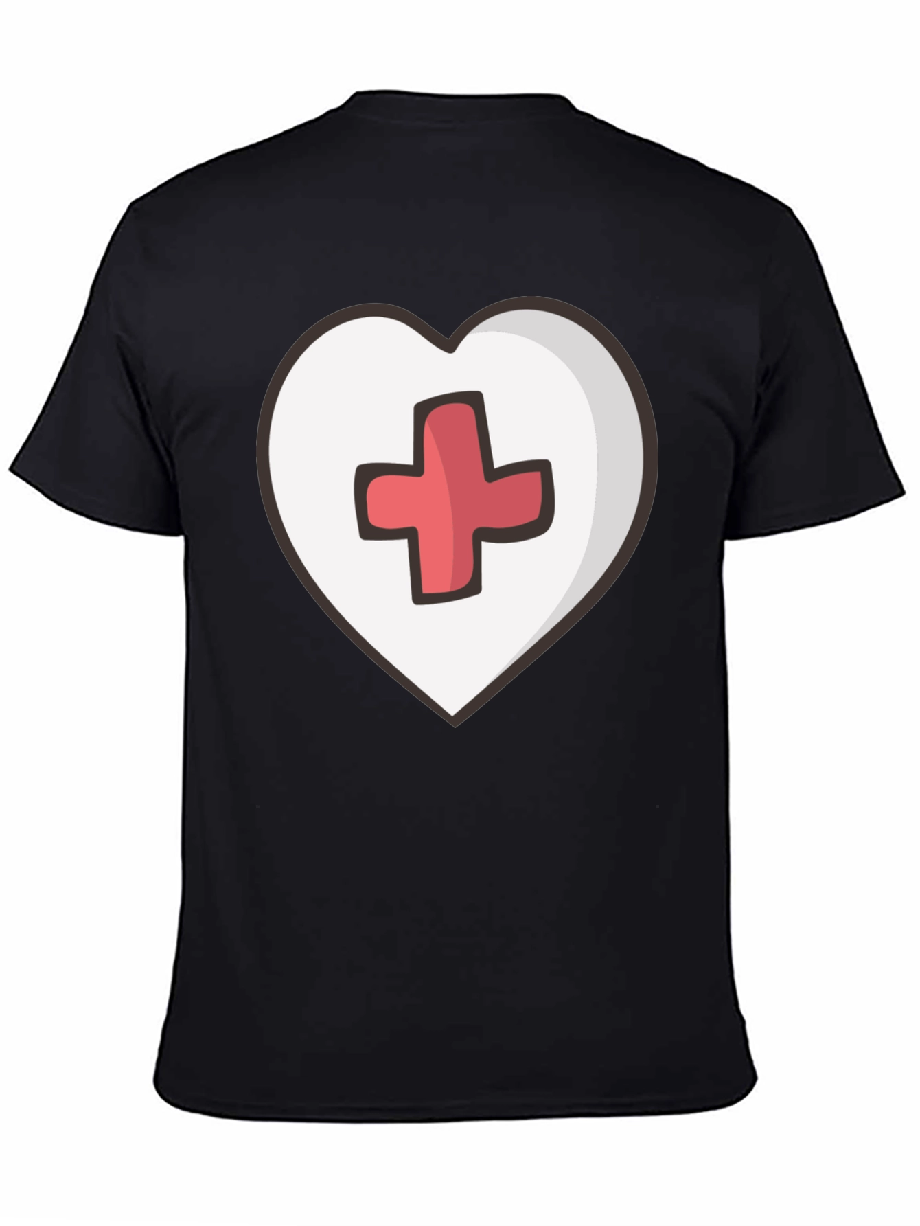 Heart Health T-Shirt - Red Cross Design