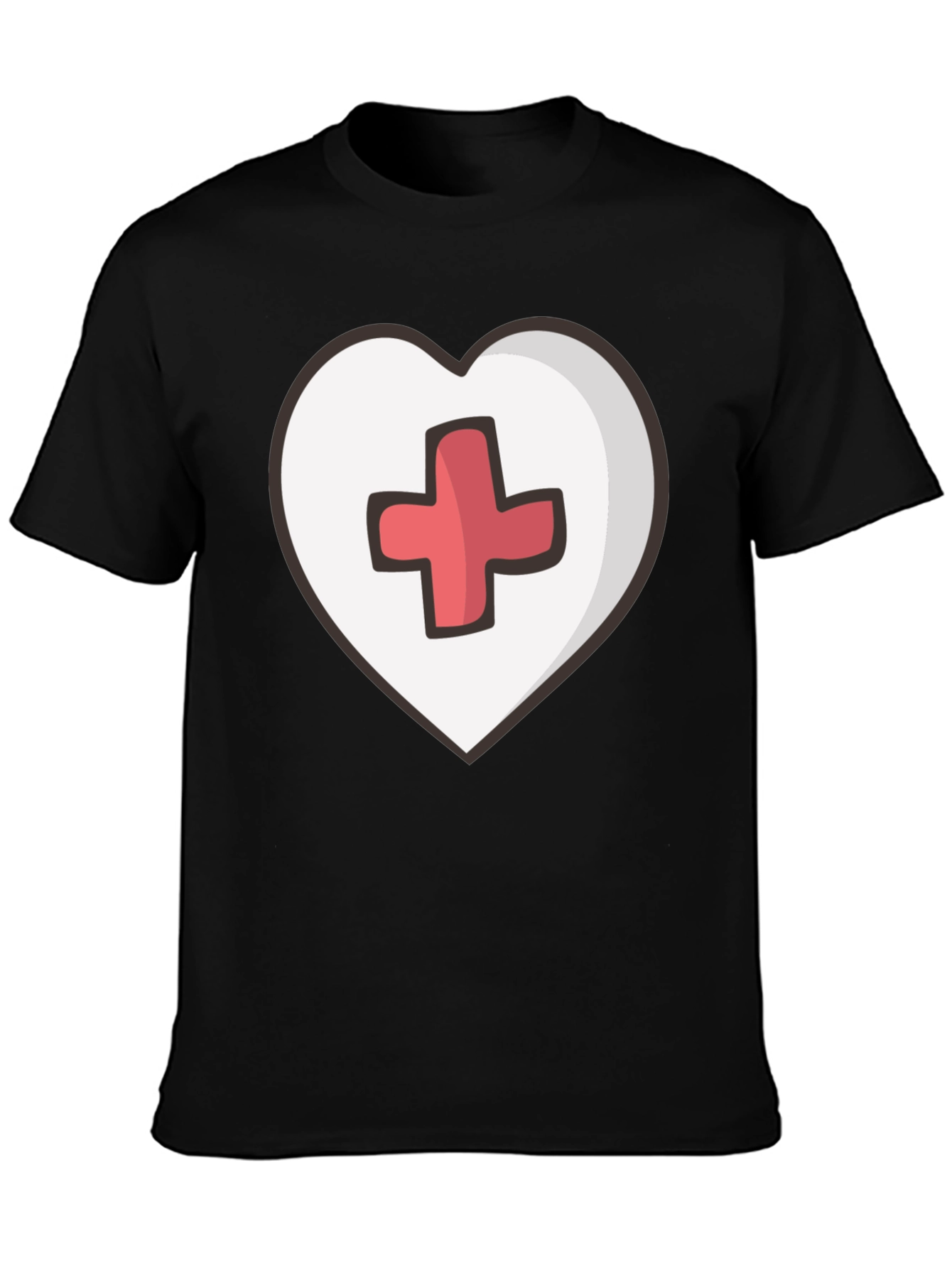 Heart Health T-Shirt - Red Cross Design