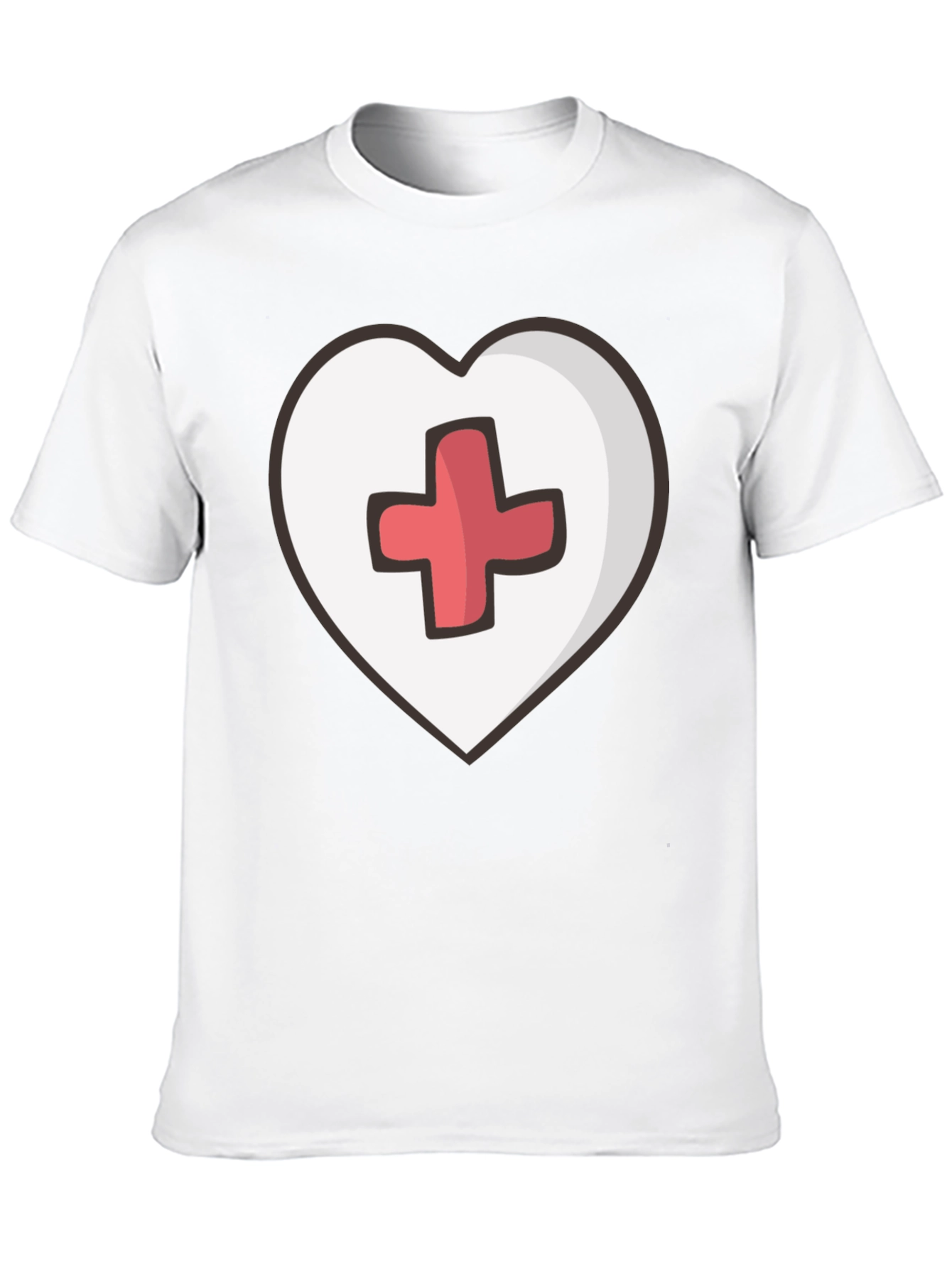 Heart Health T-Shirt - Red Cross Design