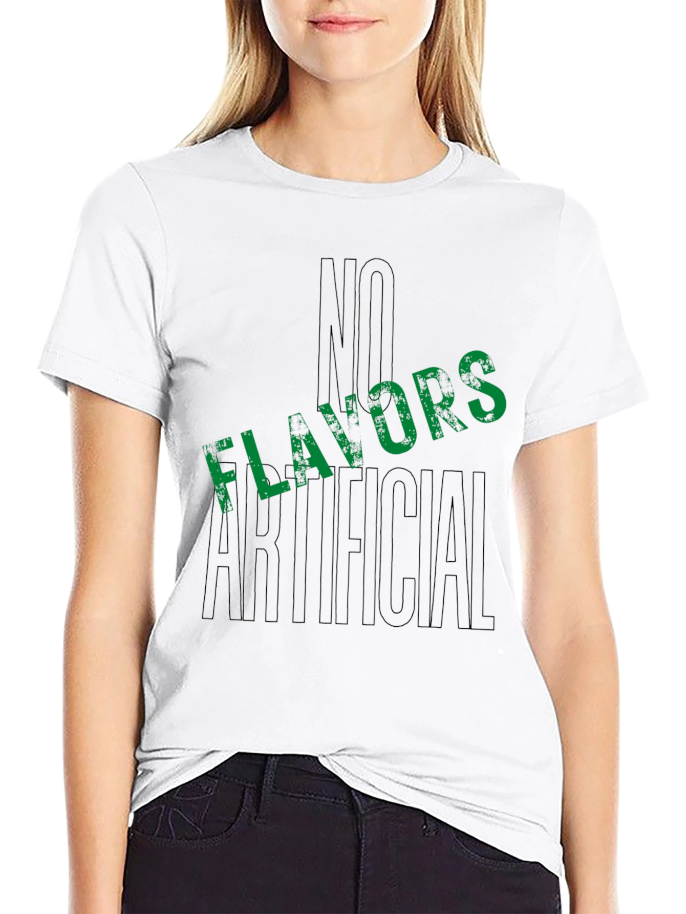 No Artificial Flavors Black T-Shirt