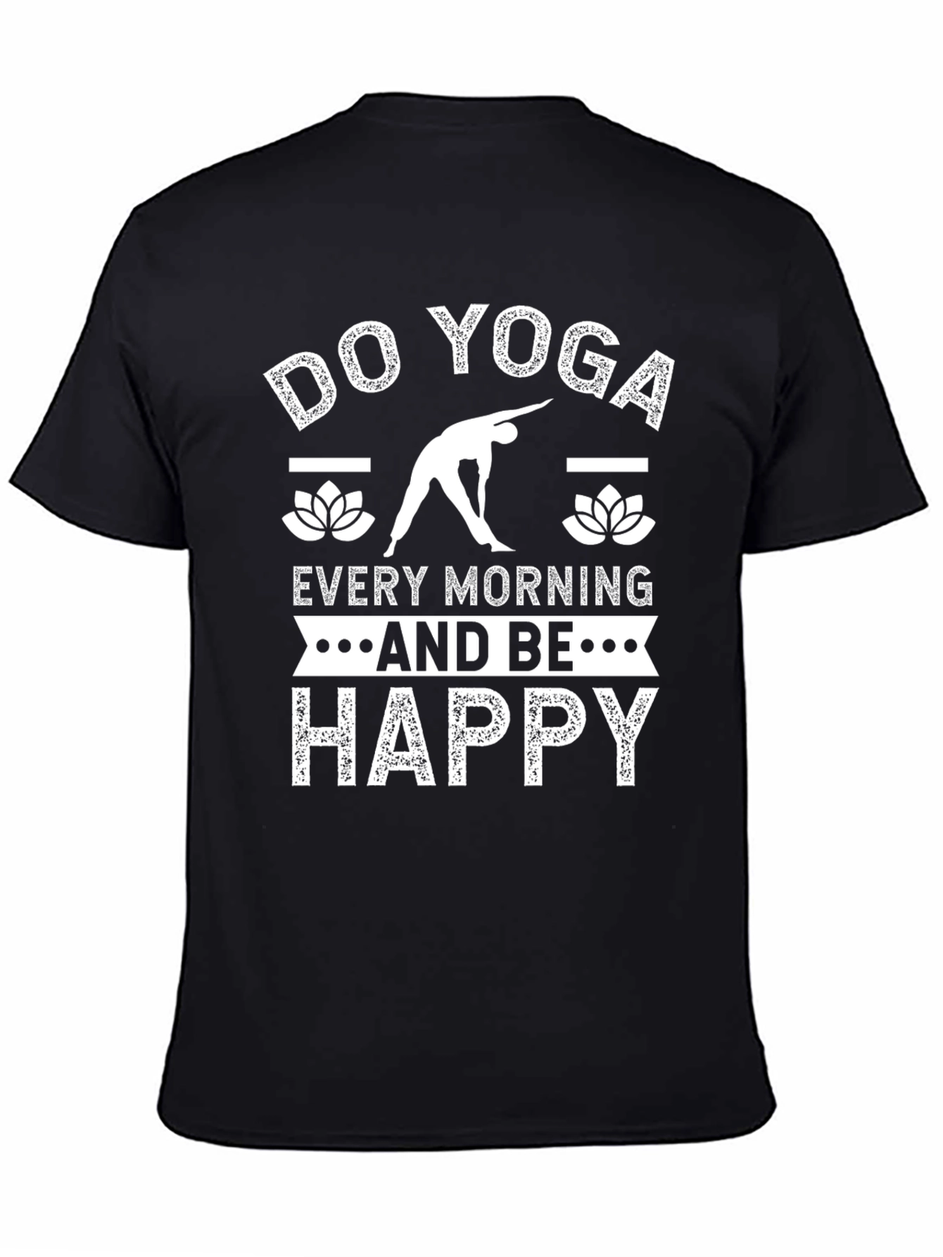 Do Yoga Every Morning Black T-Shirt