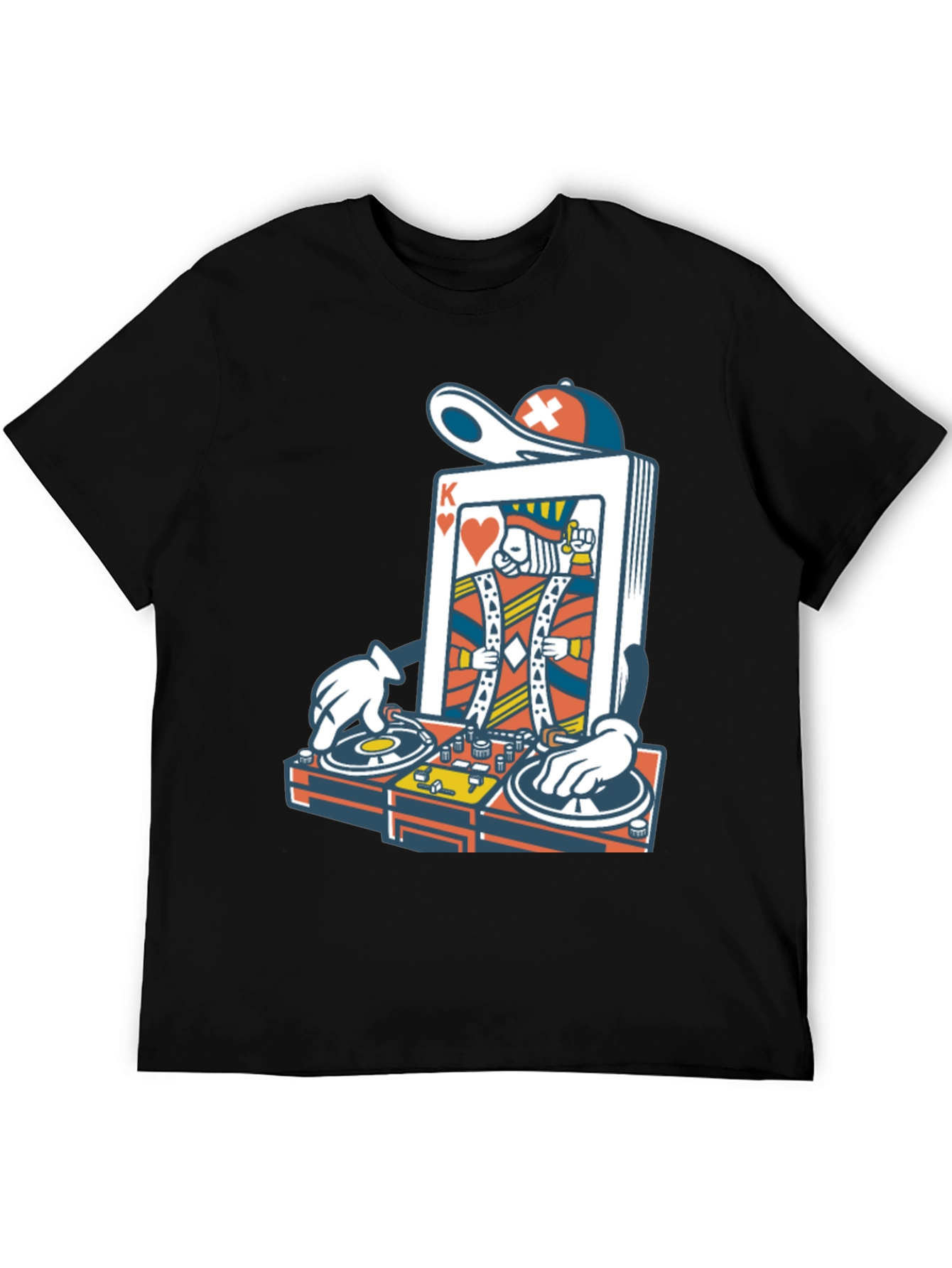 King of Hearts DJ Graphic T-Shirt