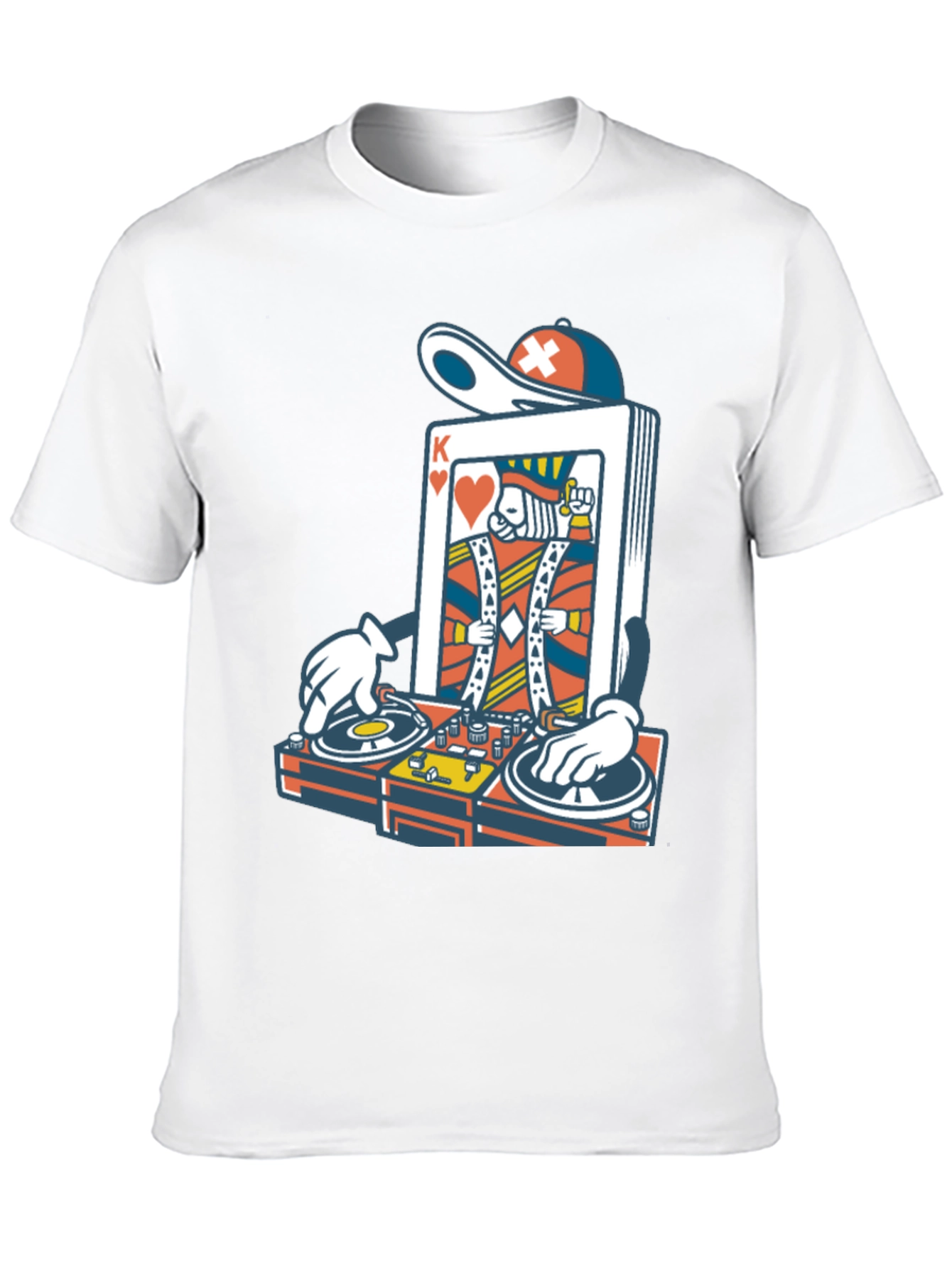 King of Hearts DJ Graphic T-Shirt