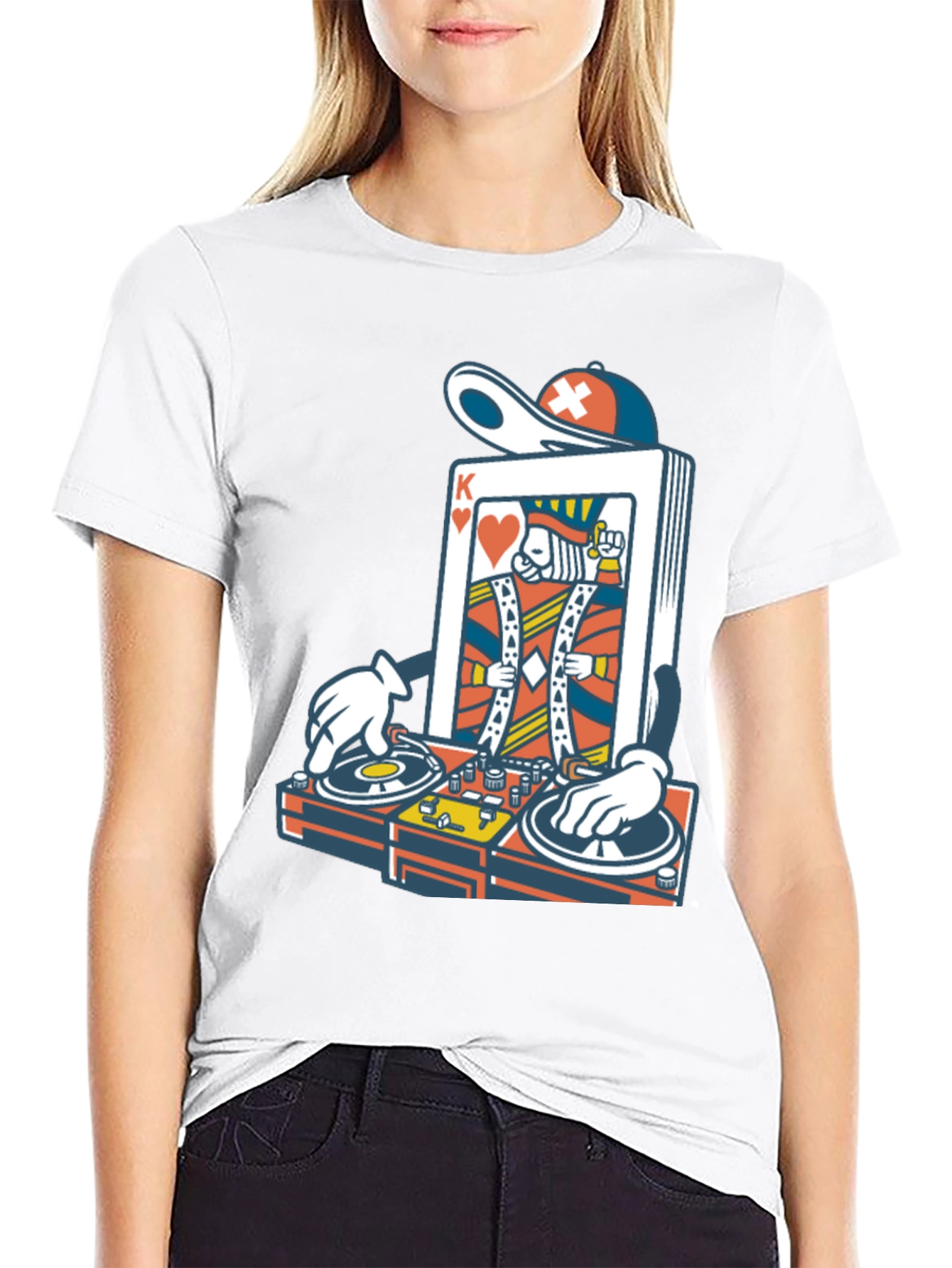 King of Hearts DJ Graphic T-Shirt