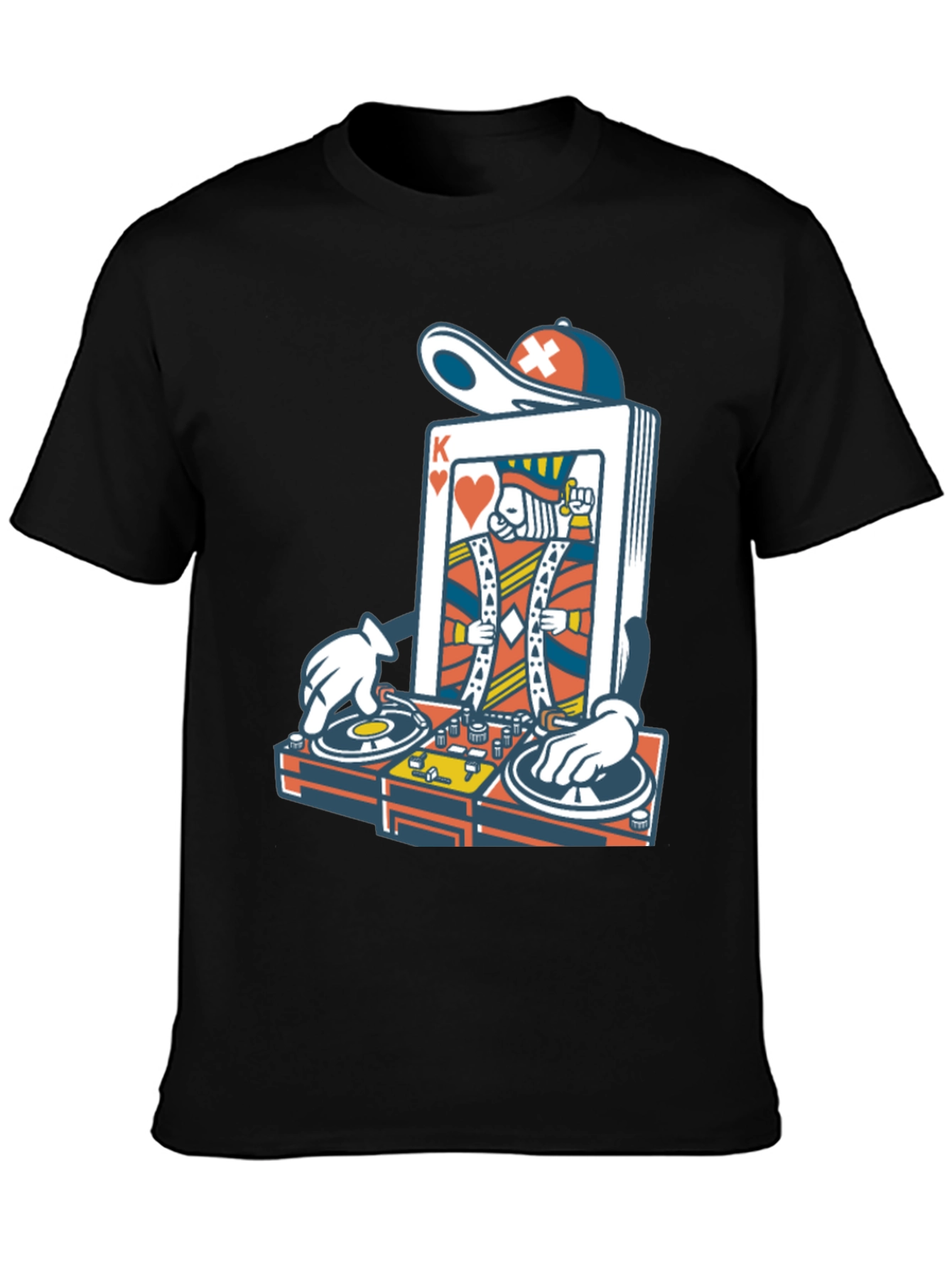 King of Hearts DJ Graphic T-Shirt