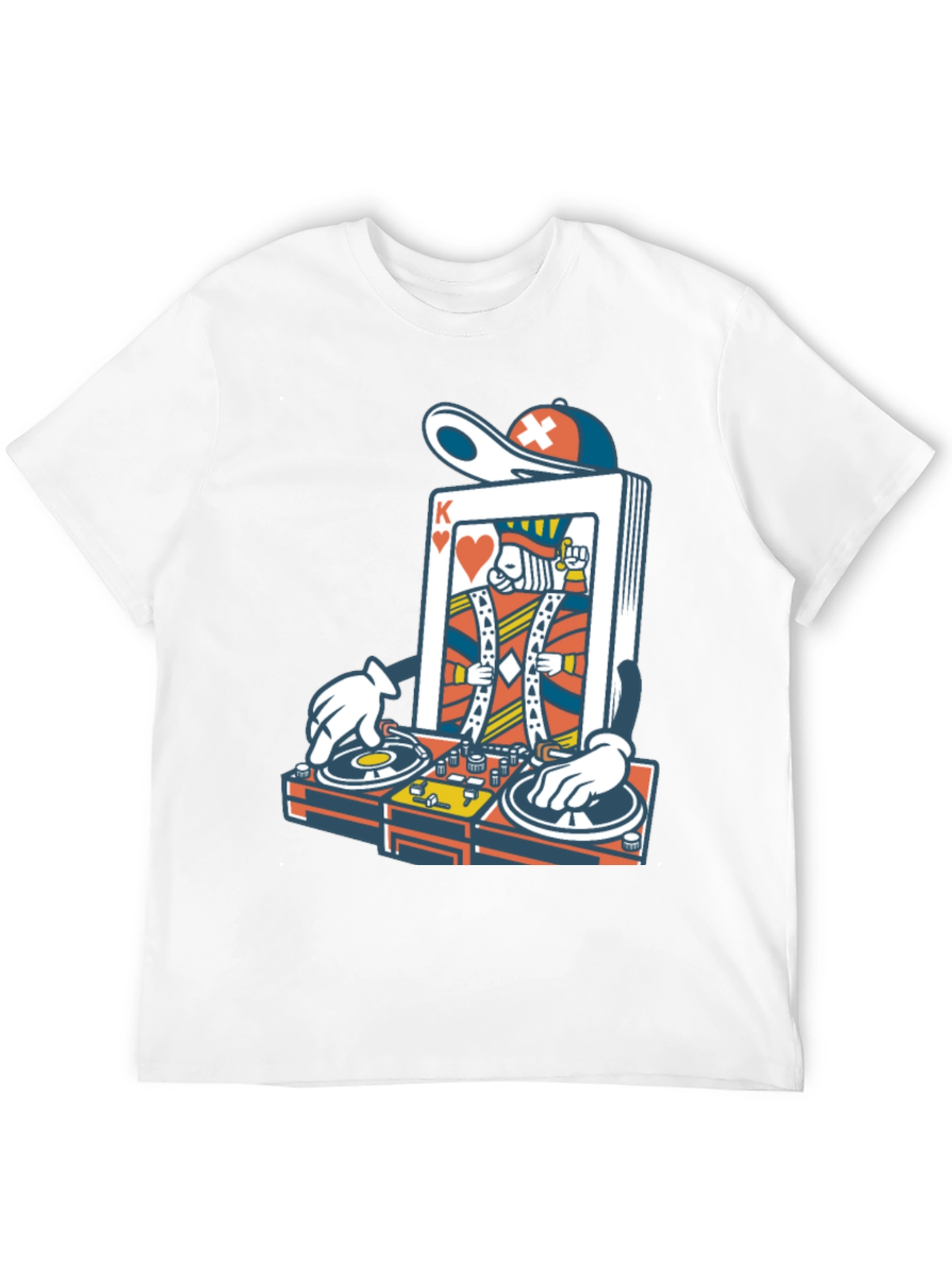 King of Hearts DJ Graphic T-Shirt