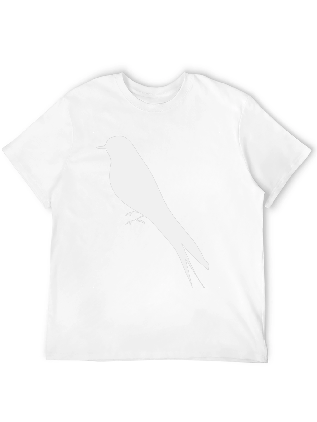 Black Bird Silhouette T-Shirt - Classic Style