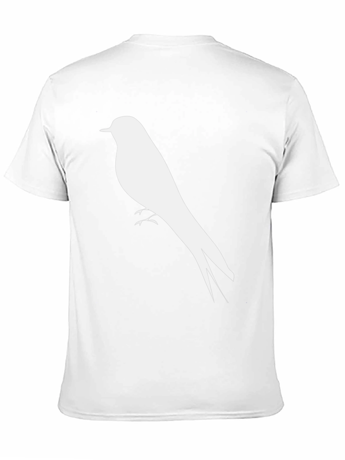 Black Bird Silhouette T-Shirt - Classic Style